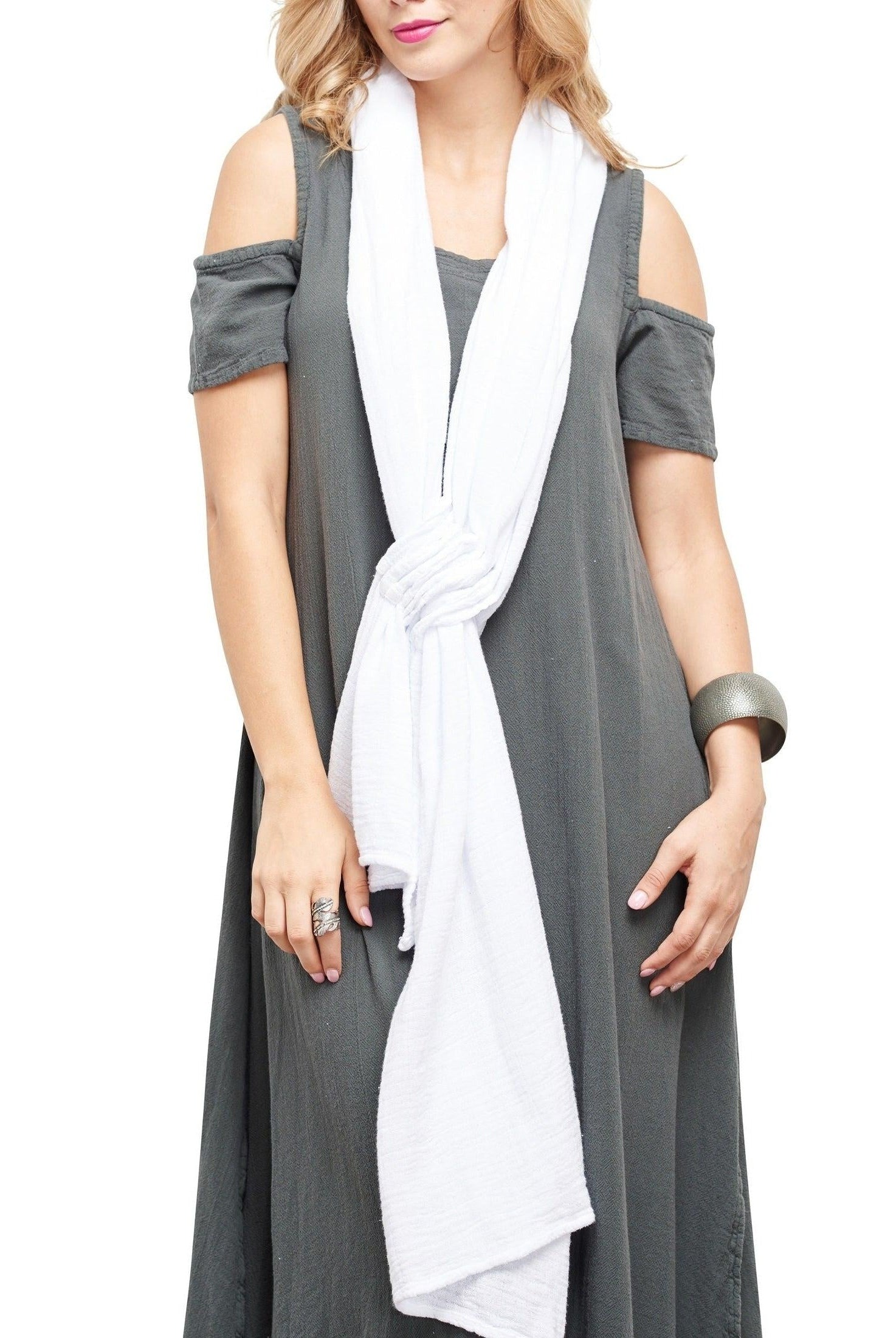 Marie Cotton Gauze Shawl-Oh My Gauze