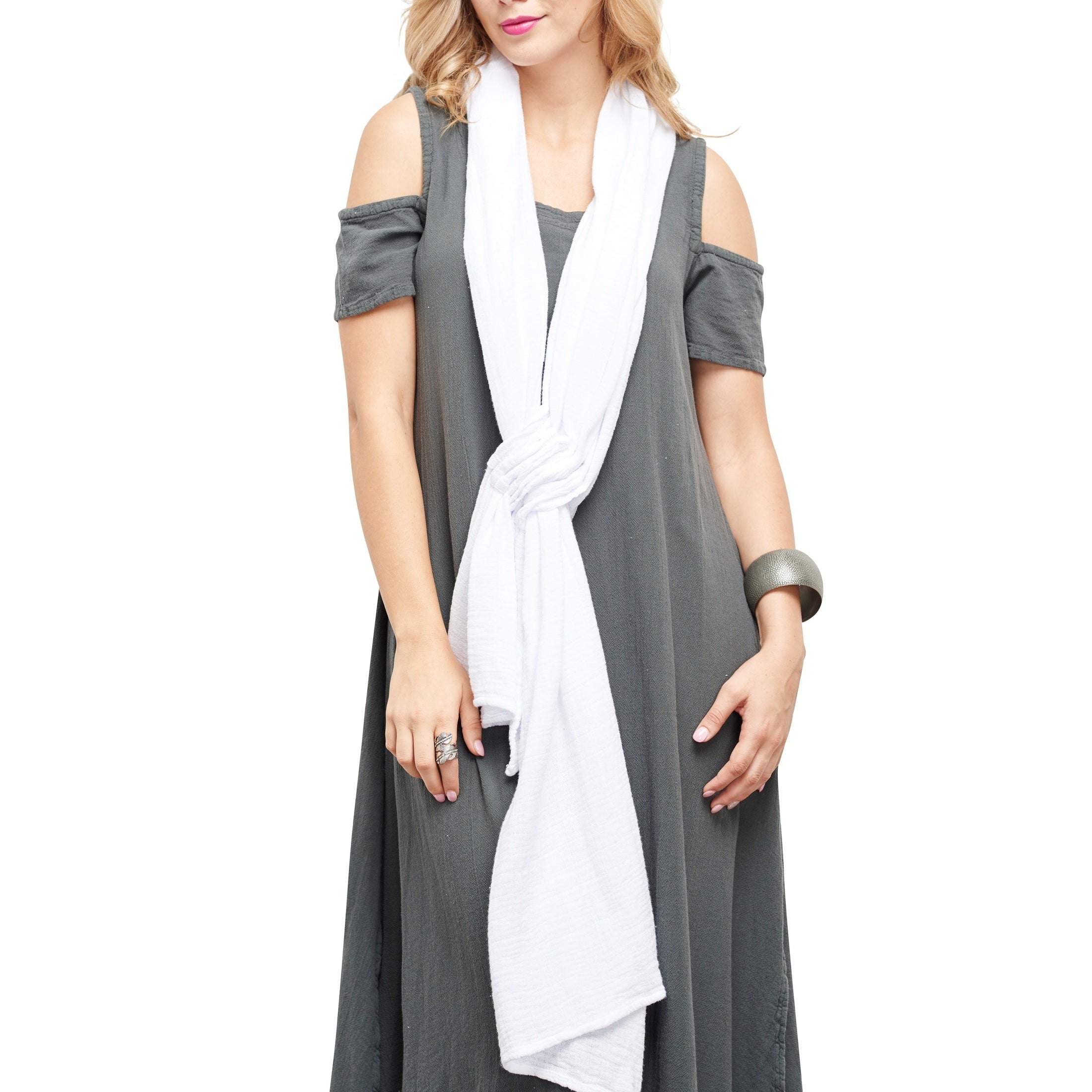 Marie Cotton Gauze Shawl-Oh My Gauze