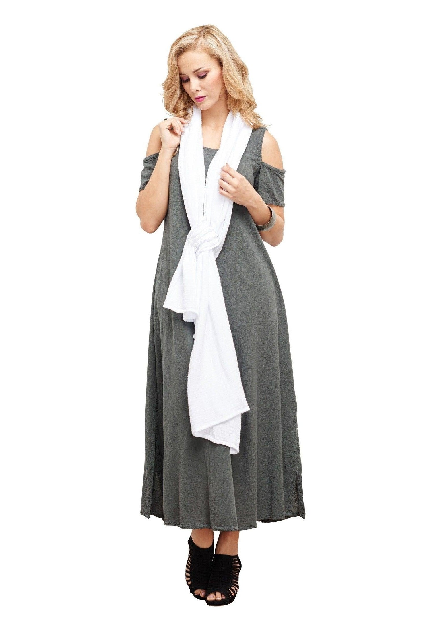 Marie Cotton Gauze Shawl-Oh My Gauze