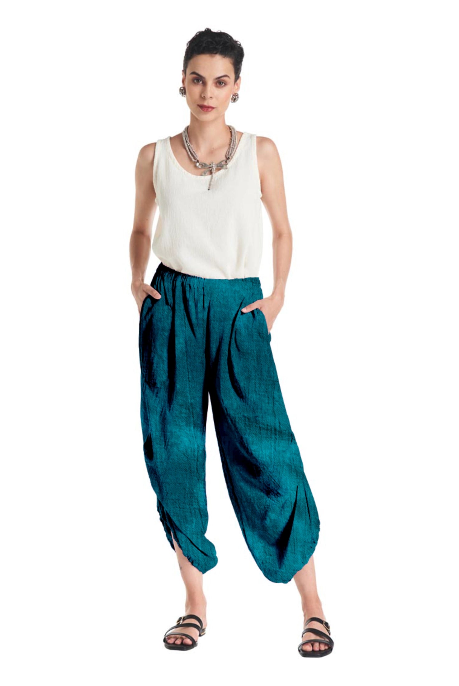 Dash Cotton Gauze Pants-Oh My Gauze