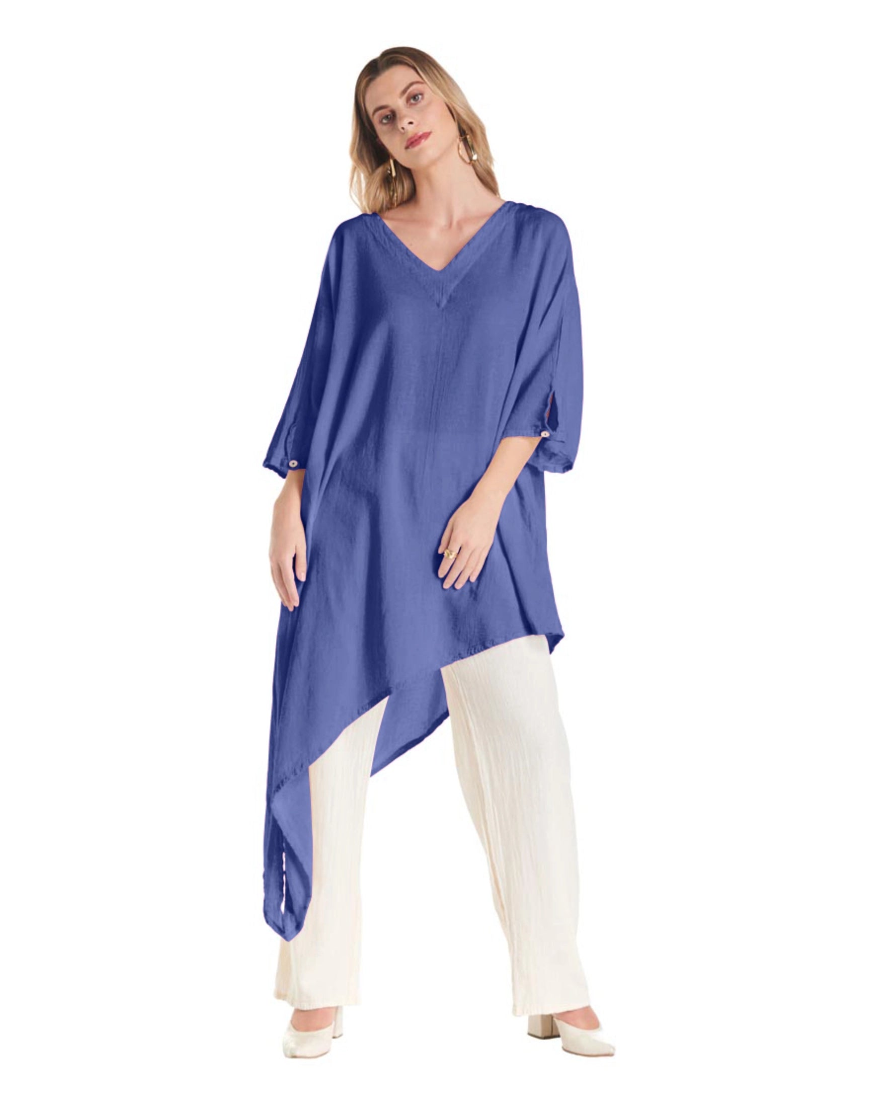Drama Cotton Gauze Blouse-Oh My Gauze