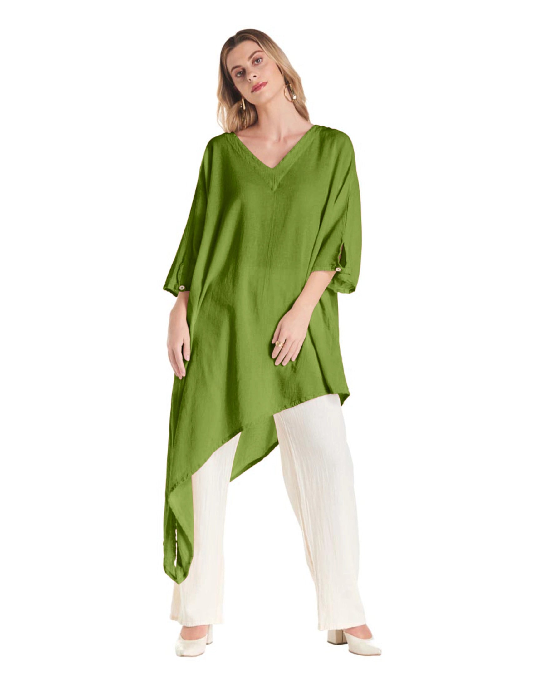 Drama Cotton Gauze Blouse-Oh My Gauze