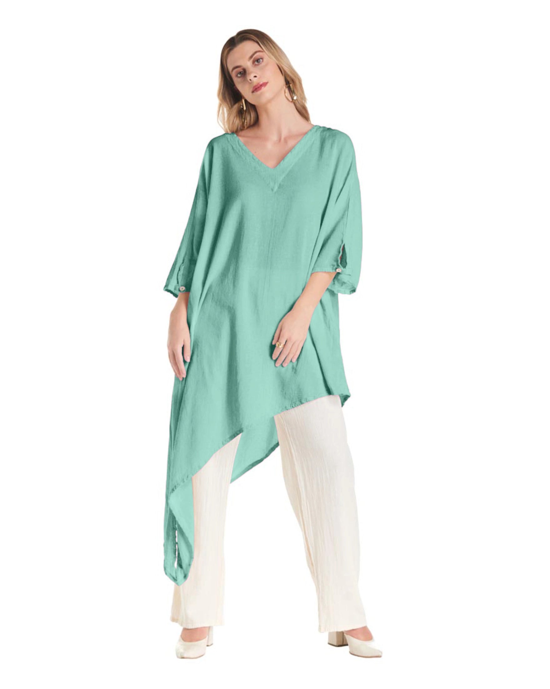 Drama Cotton Gauze Blouse-Oh My Gauze