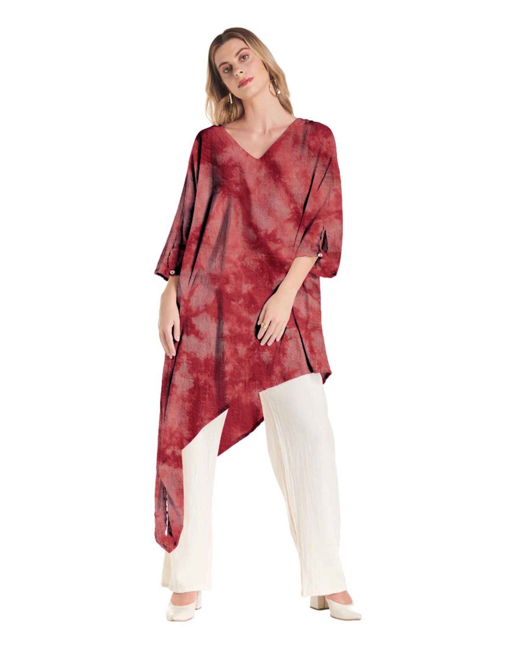 Drama Cotton Gauze Blouse-Oh My Gauze