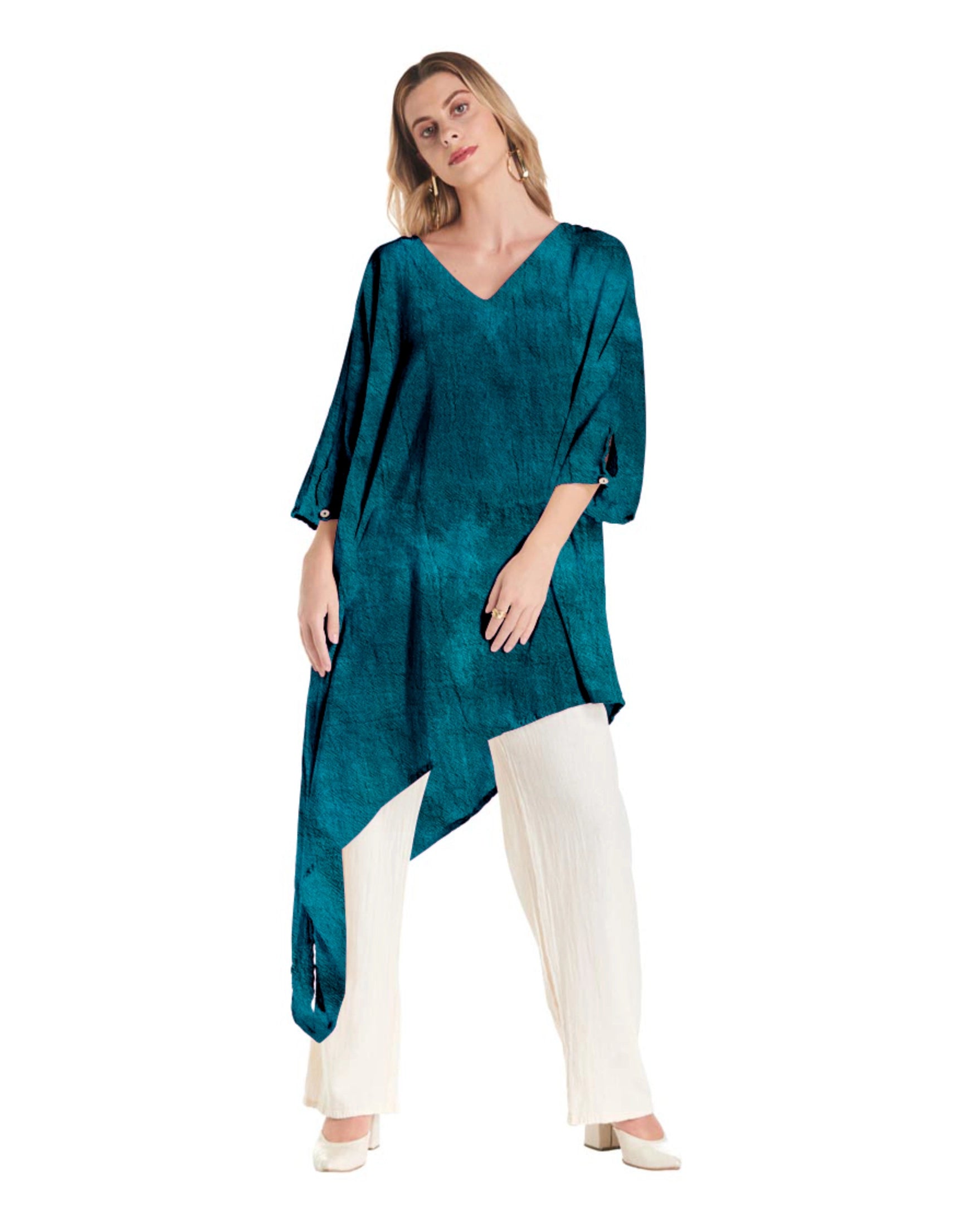 Drama Cotton Gauze Blouse-Oh My Gauze