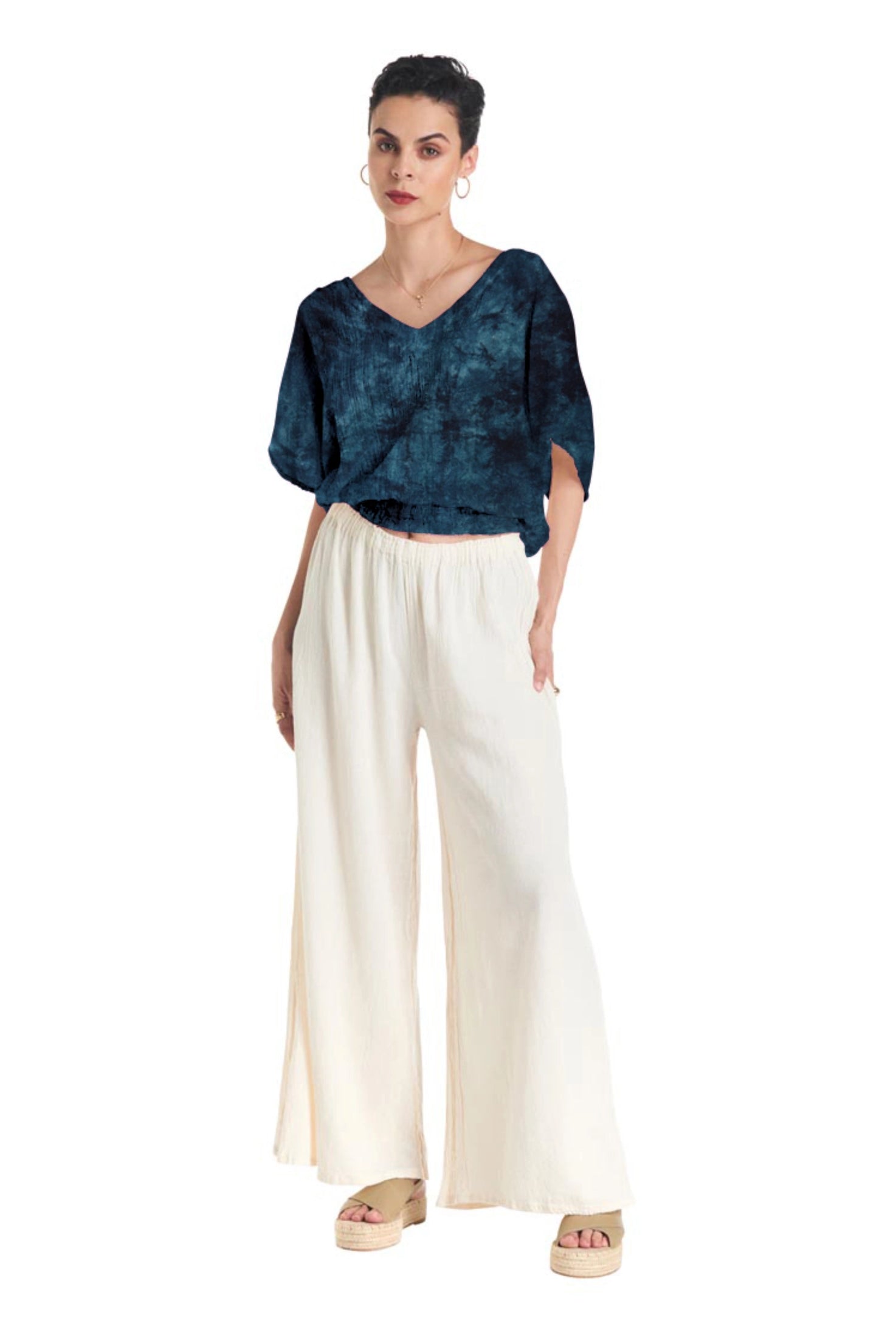Romane Cotton Gauze Blouse-Oh My Gauze