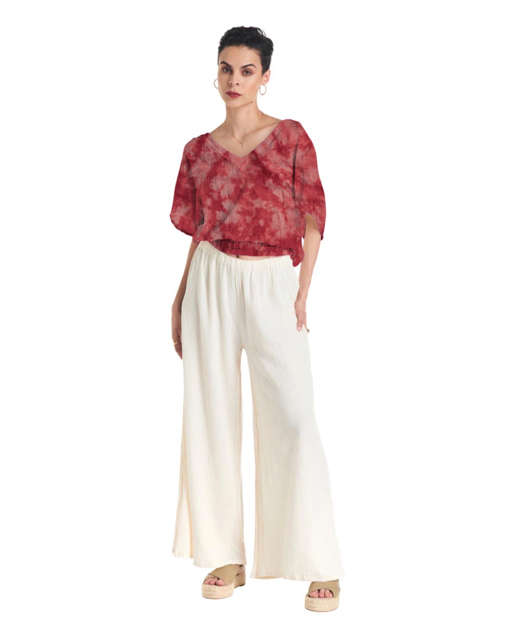 Romane Cotton Gauze Blouse-Oh My Gauze