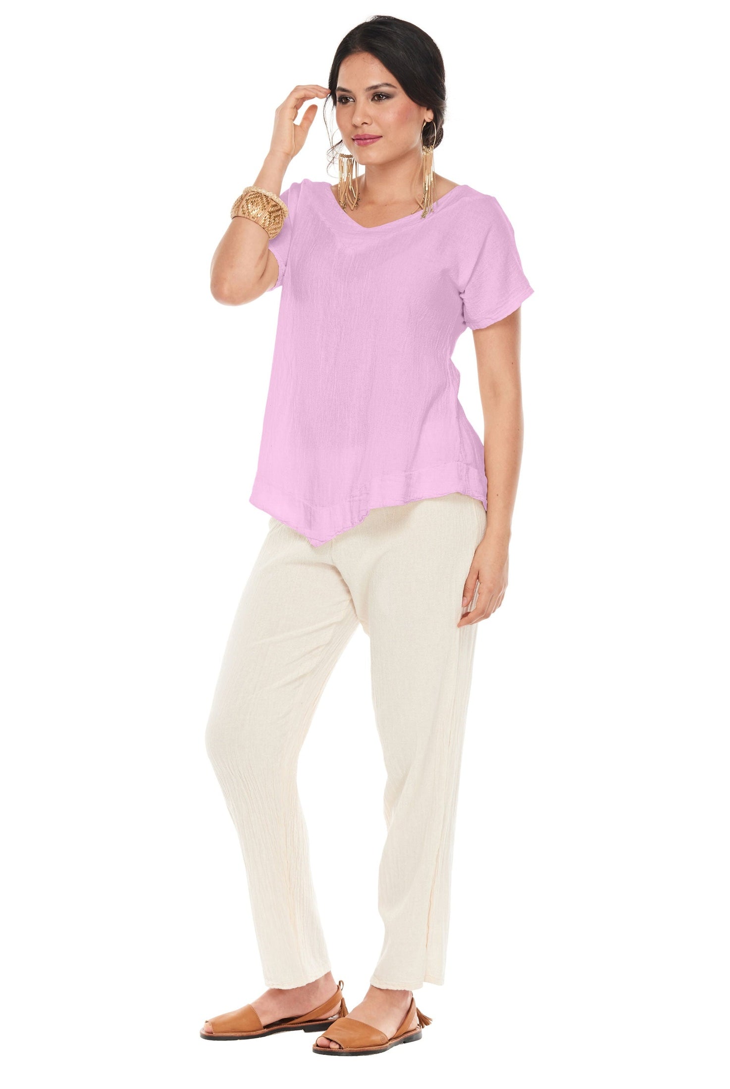 Venice Cotton Gauze Blouse-Oh My Gauze