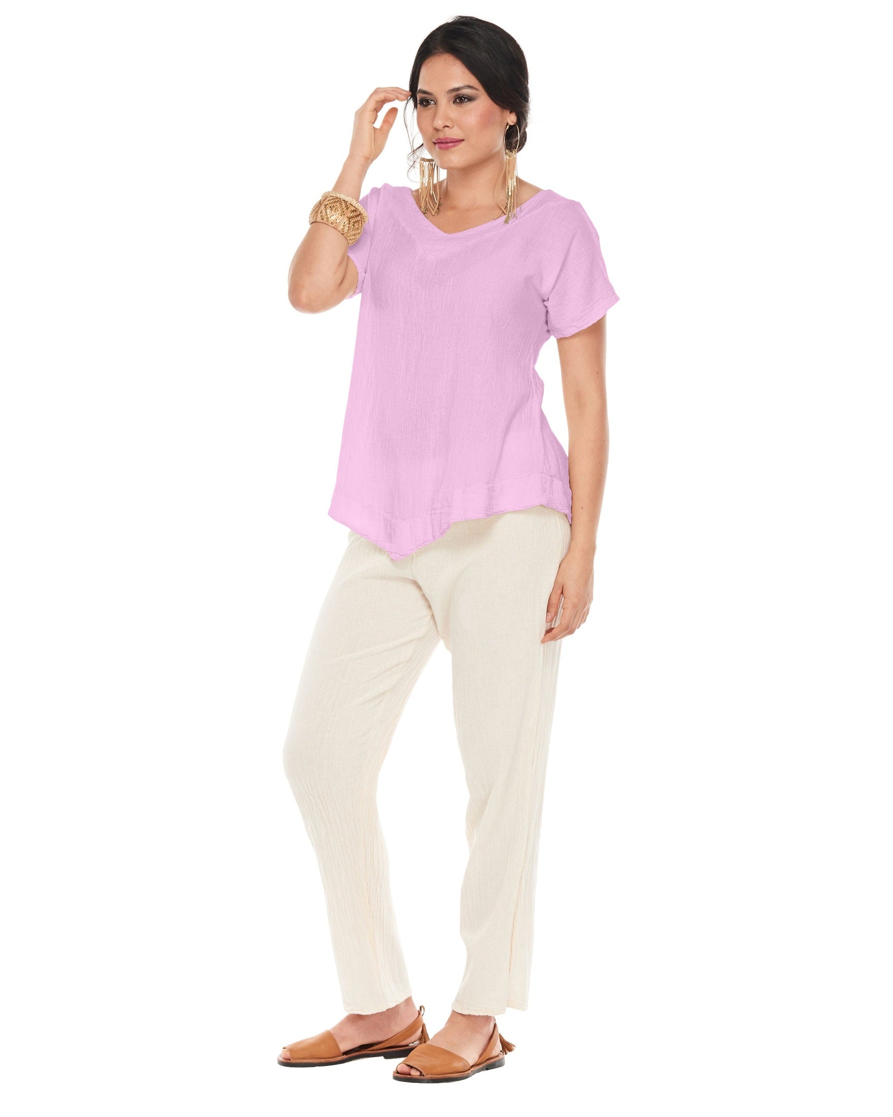 Venice Cotton Gauze Blouse-Oh My Gauze