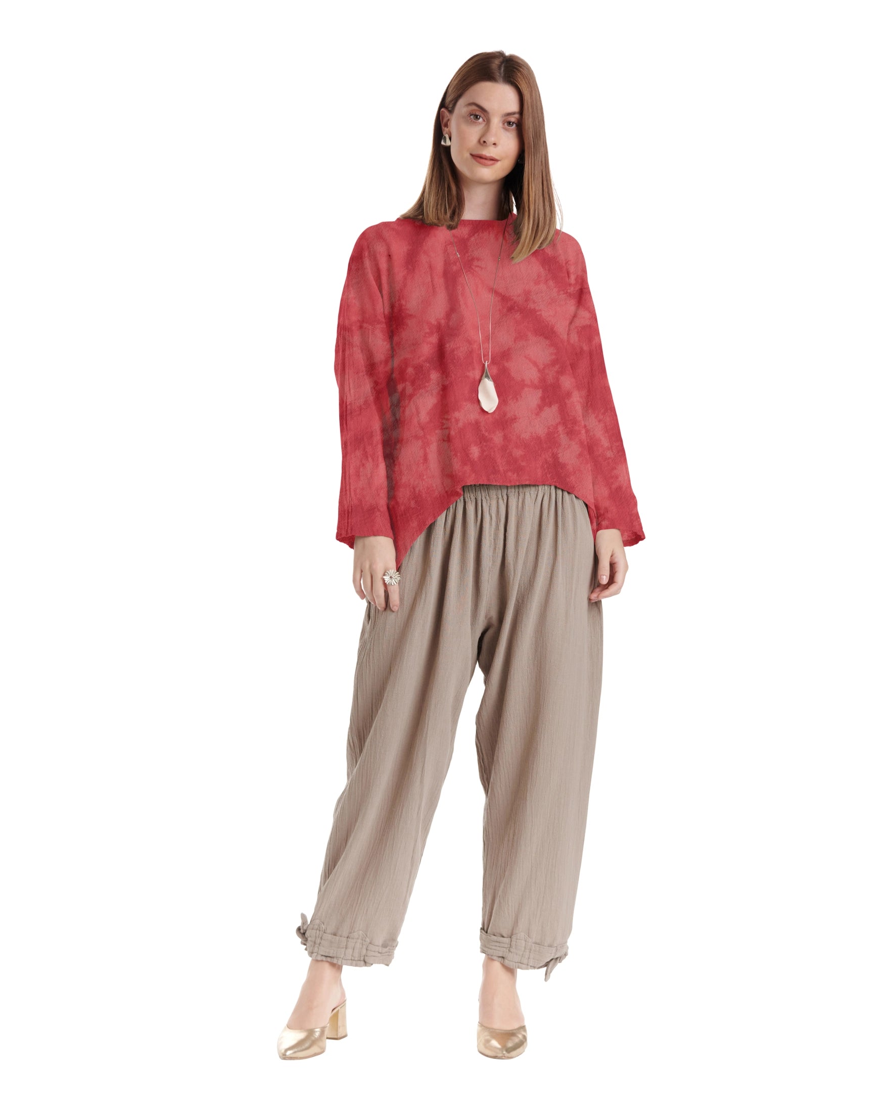 Abby Cotton Gauze Blouse-Oh My Gauze