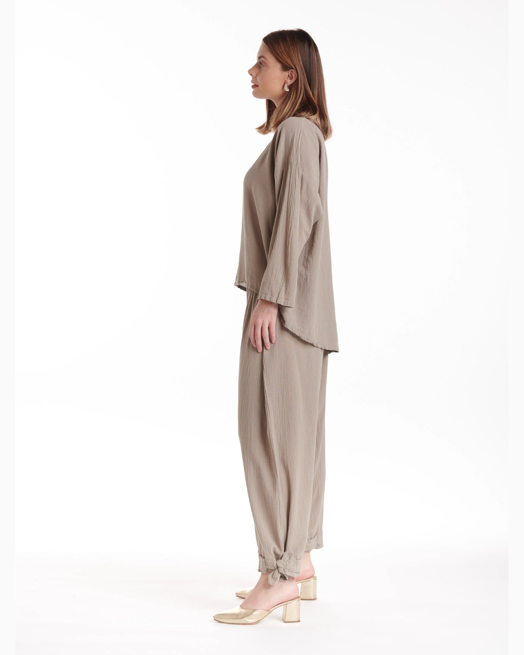 Abby Cotton Gauze Blouse-Oh My Gauze