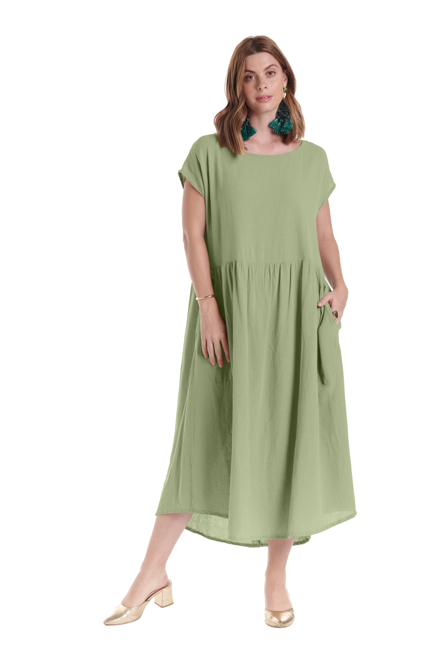 Alba Cotton Gauze Dress – New Arrival-Oh My Gauze