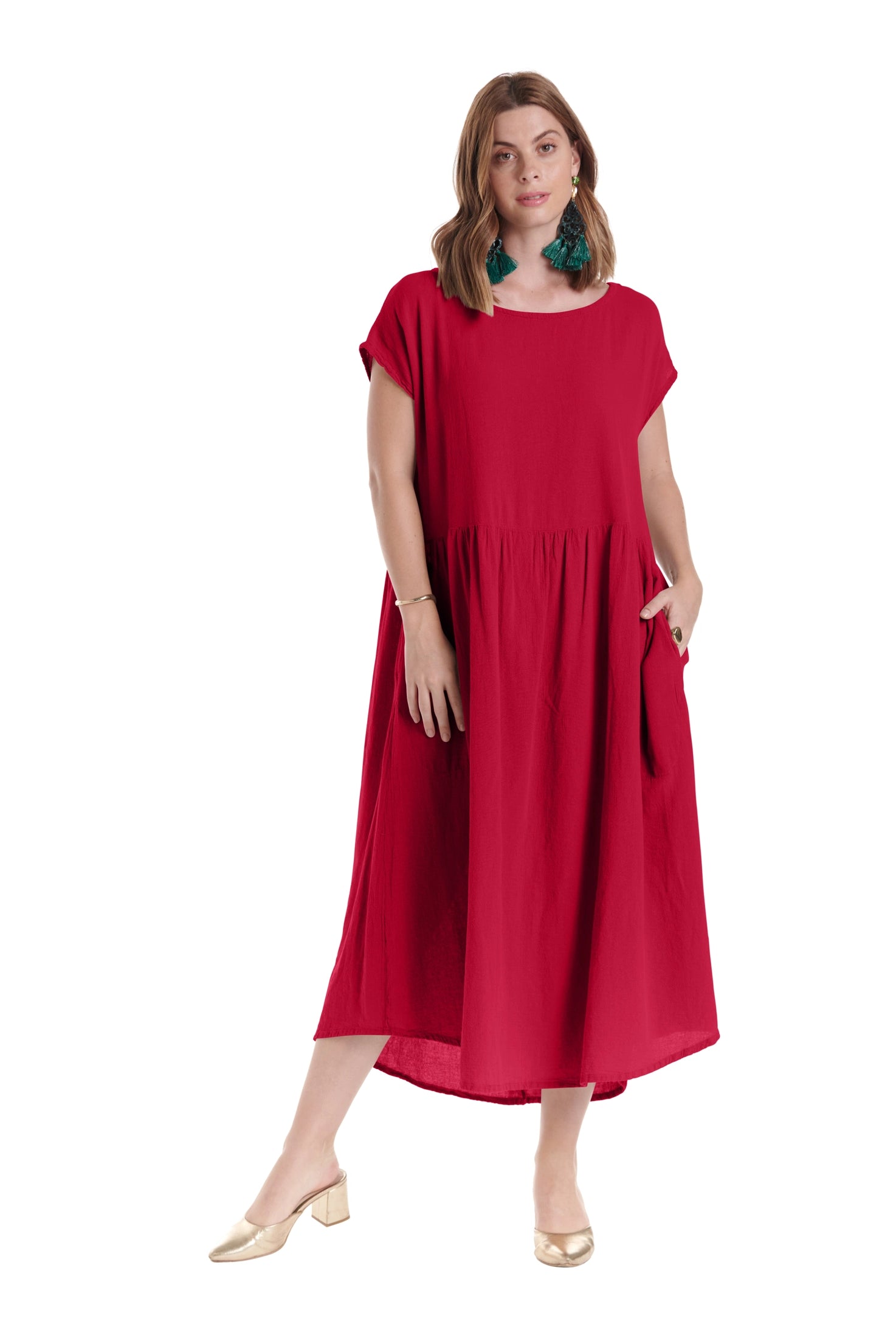 Alba Cotton Gauze Dress – New Arrival-Oh My Gauze