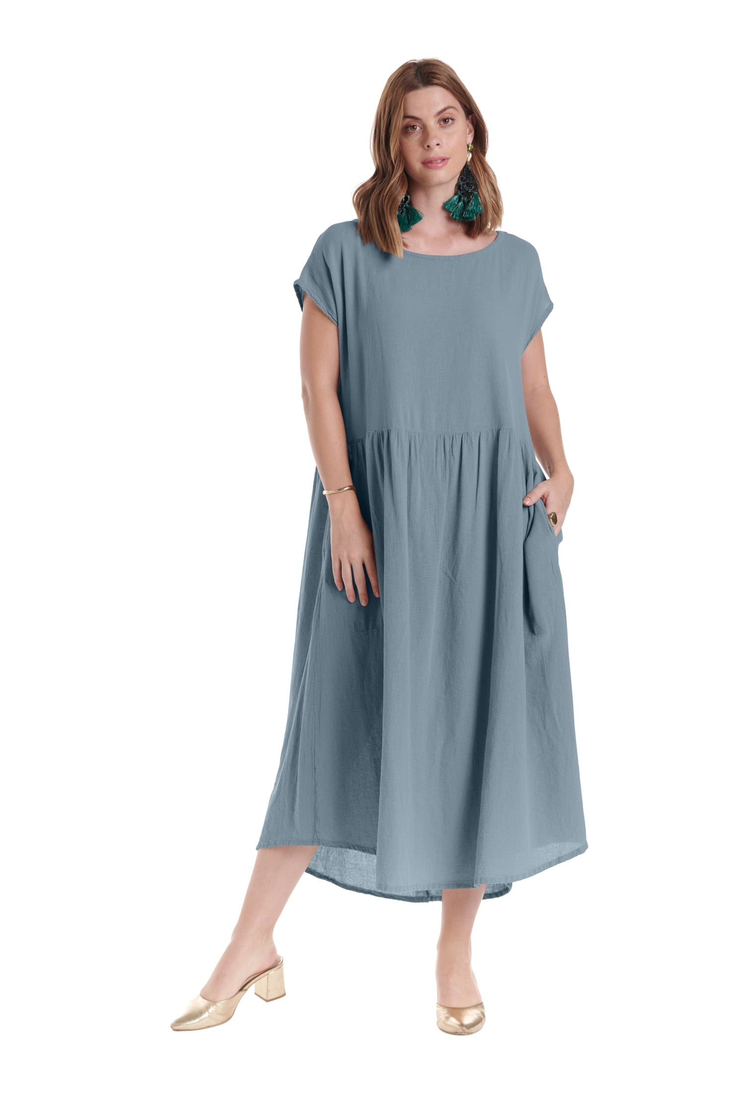 Alba Cotton Gauze Dress – New Arrival-Oh My Gauze