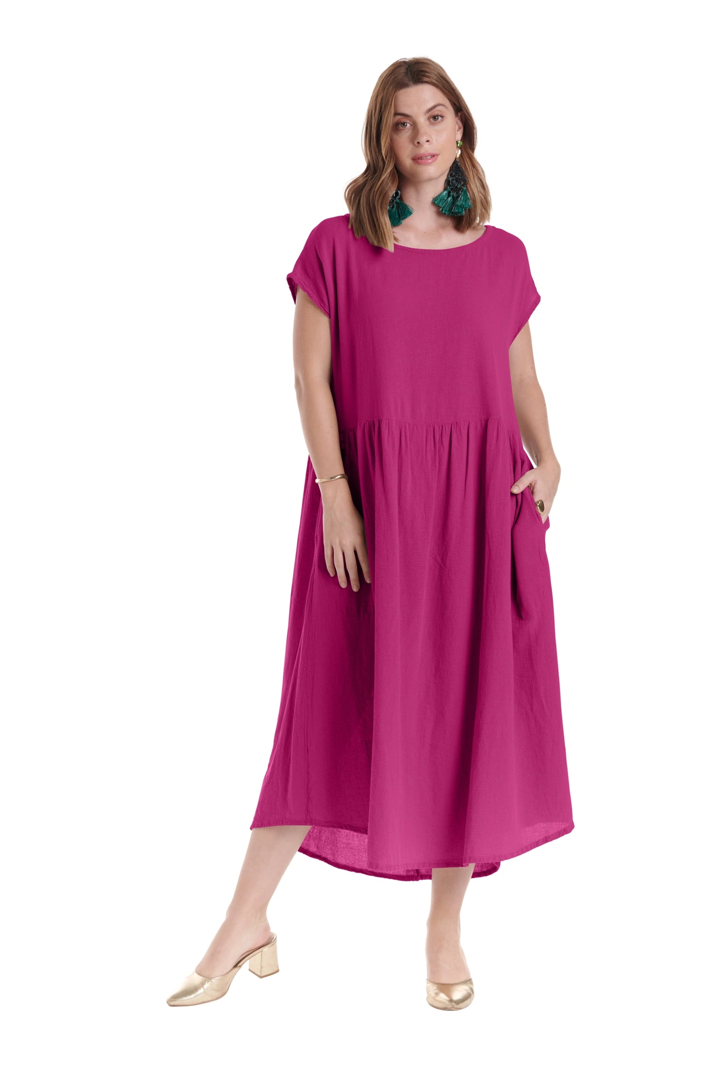 Alba Cotton Gauze Dress – New Arrival-Oh My Gauze