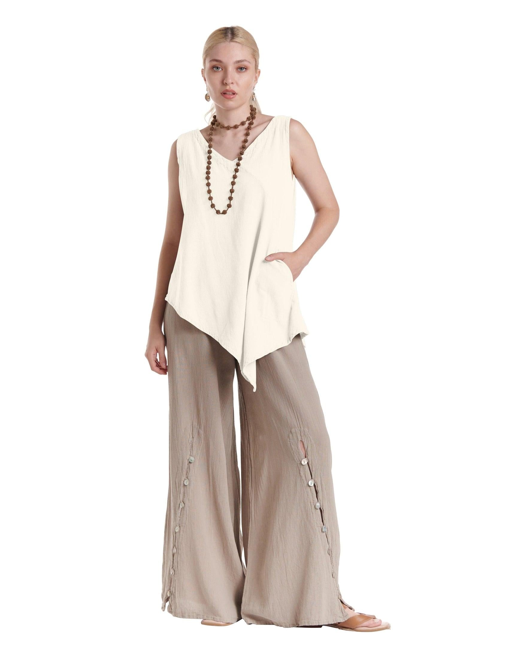 Allie Cotton Gauze Blouse-Oh My Gauze