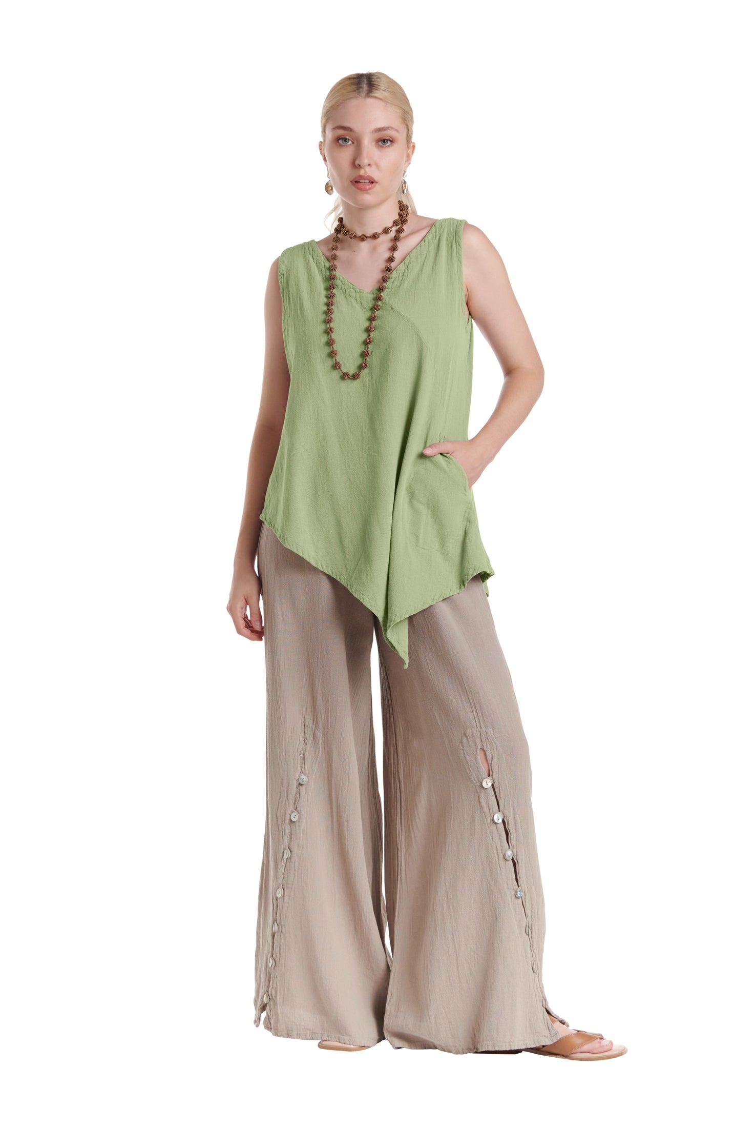 Allie Cotton Gauze Blouse-Oh My Gauze