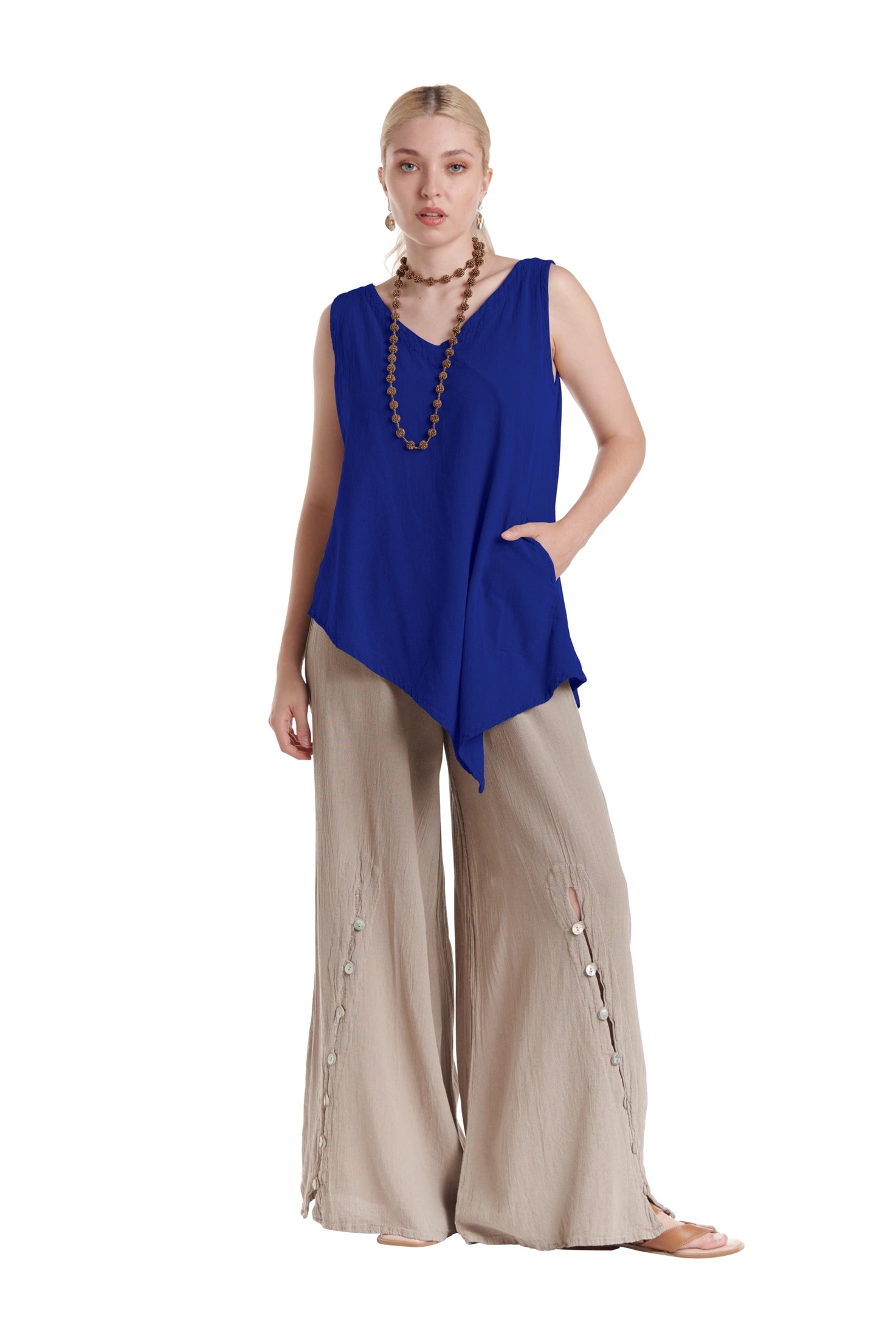 Allie Cotton Gauze Blouse-Oh My Gauze