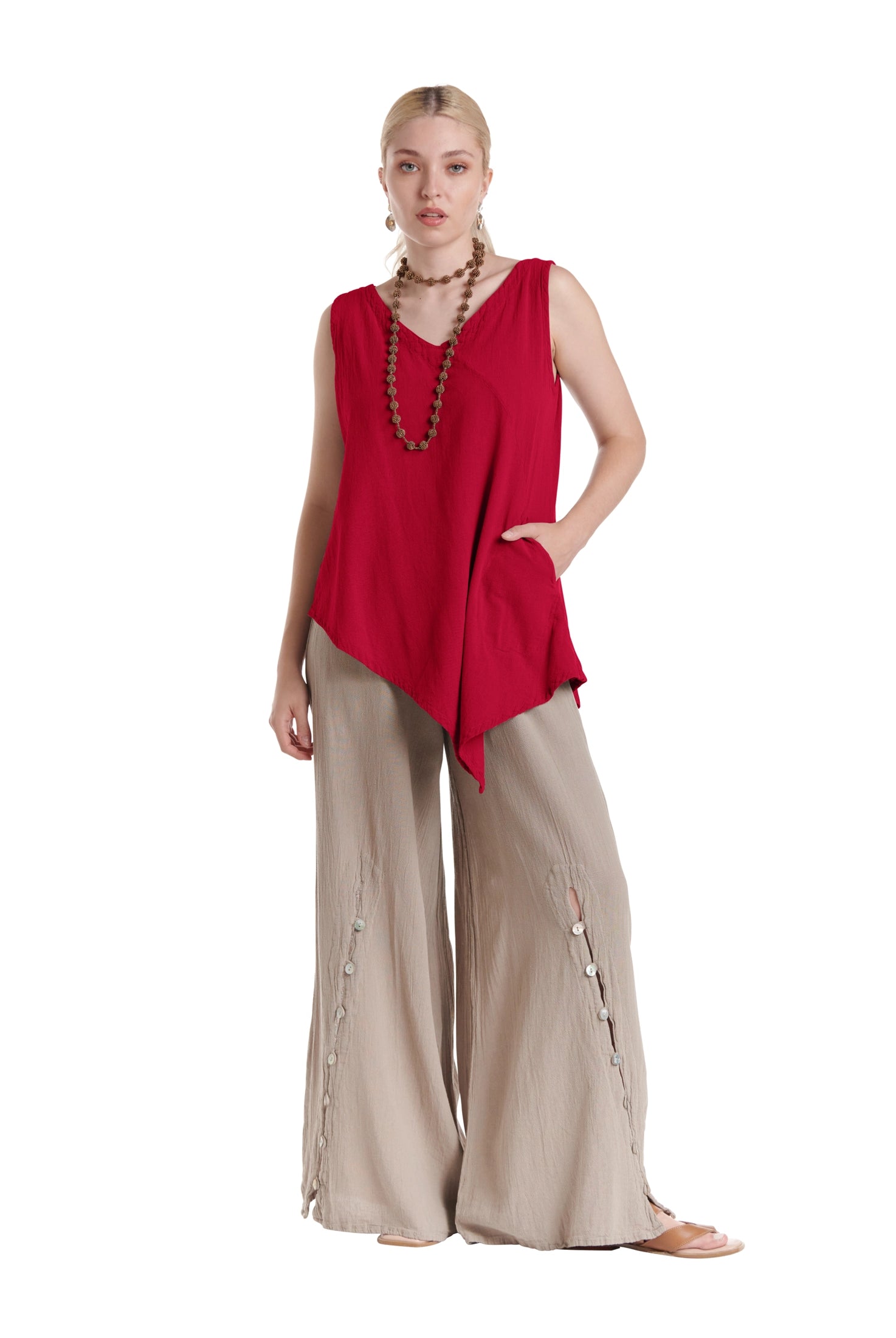 Allie Cotton Gauze Blouse-Oh My Gauze