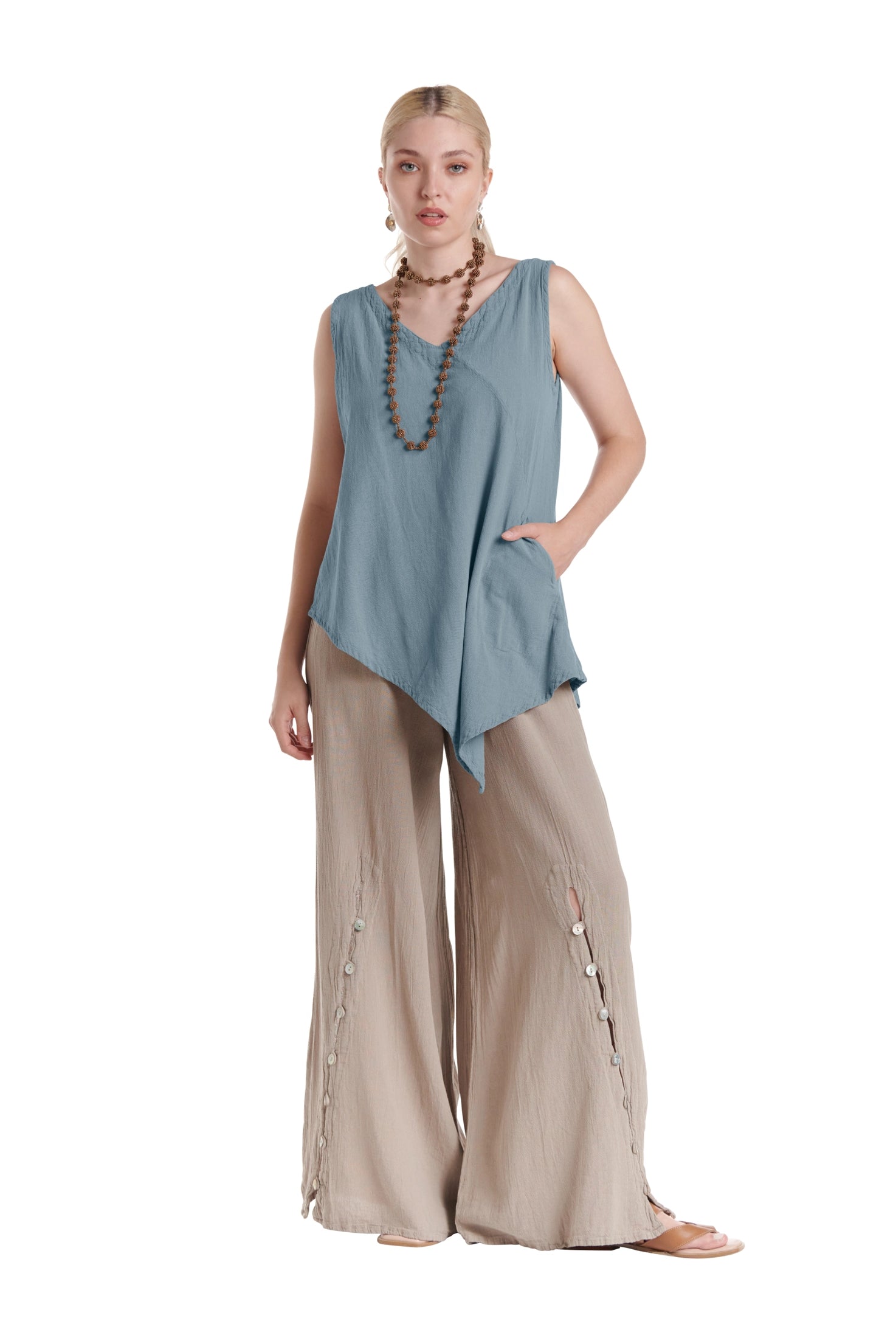 Allie Cotton Gauze Blouse-Oh My Gauze