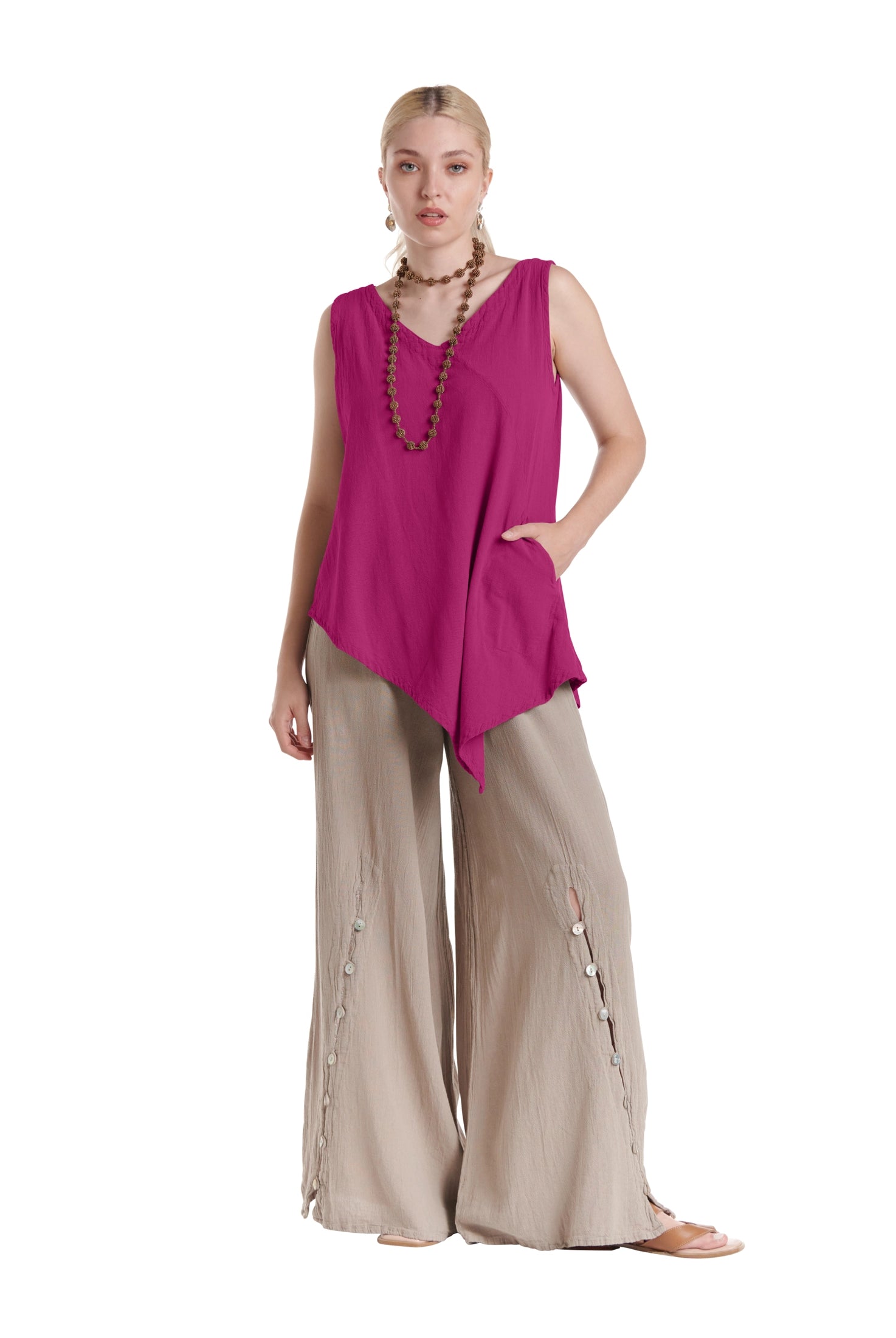Allie Cotton Gauze Blouse-Oh My Gauze