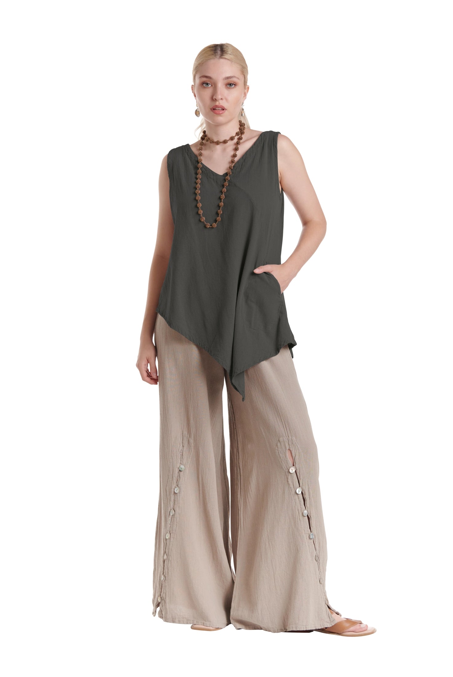 Allie Cotton Gauze Blouse-Oh My Gauze