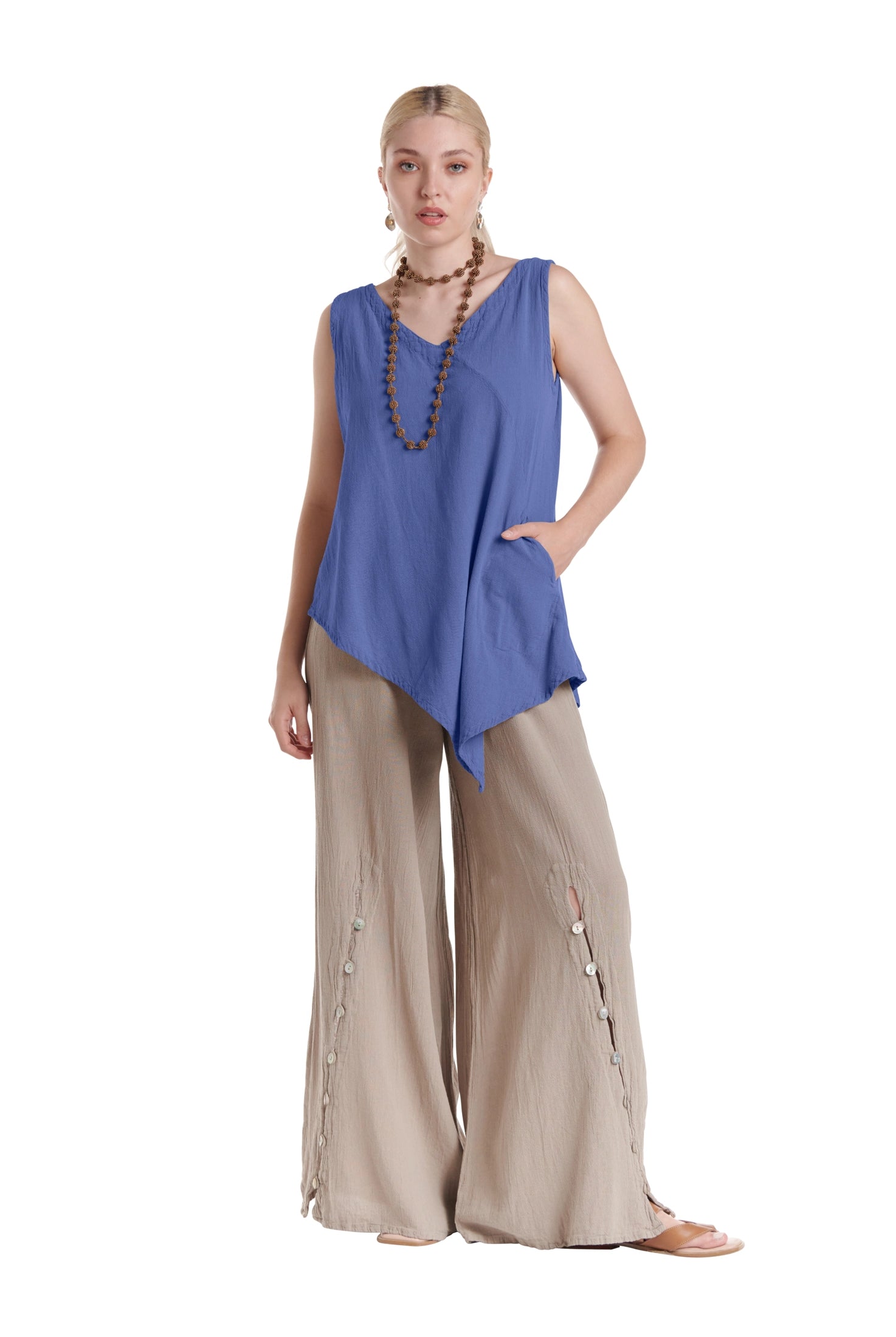 Allie Cotton Gauze Blouse-Oh My Gauze