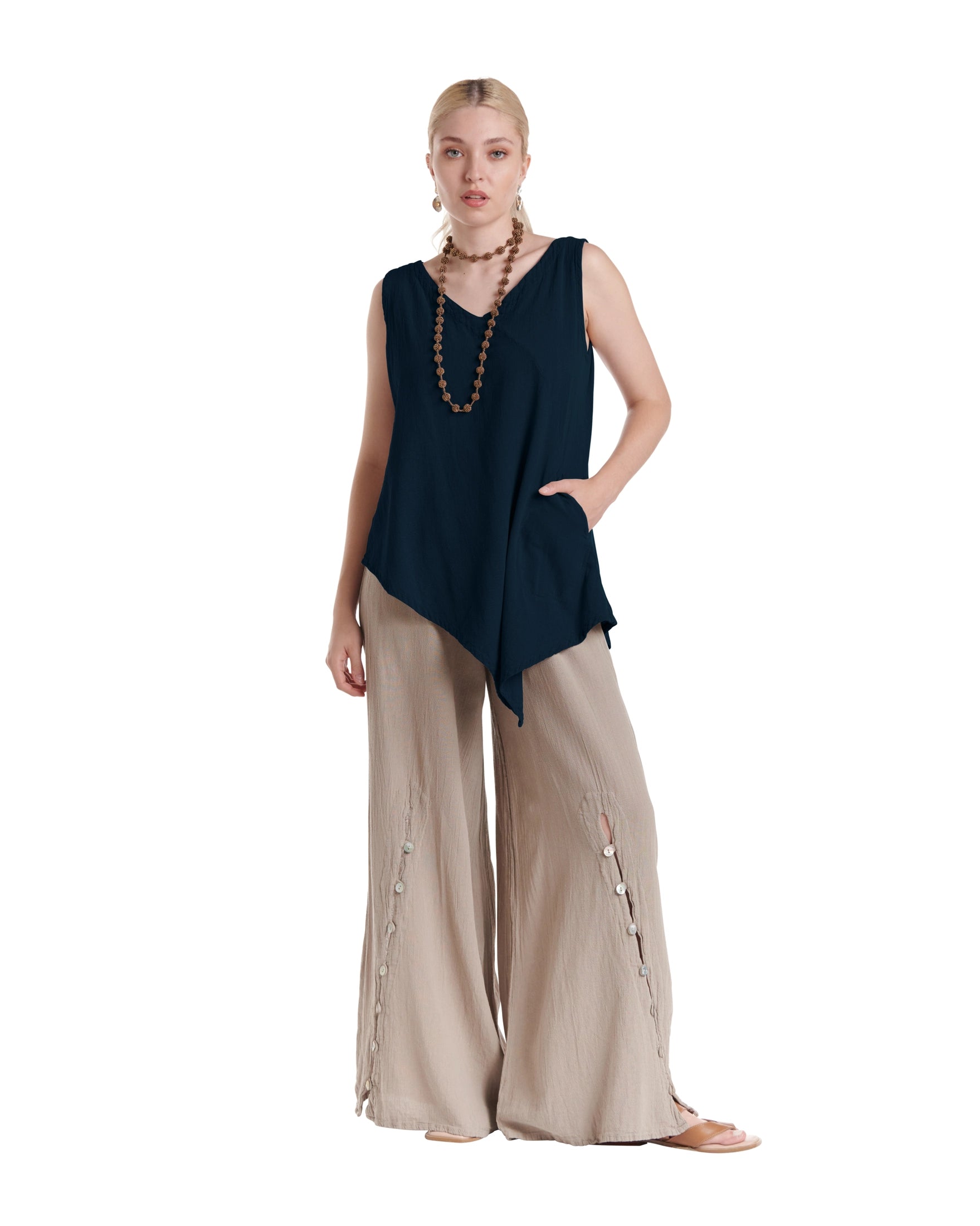 Allie Cotton Gauze Blouse-Oh My Gauze