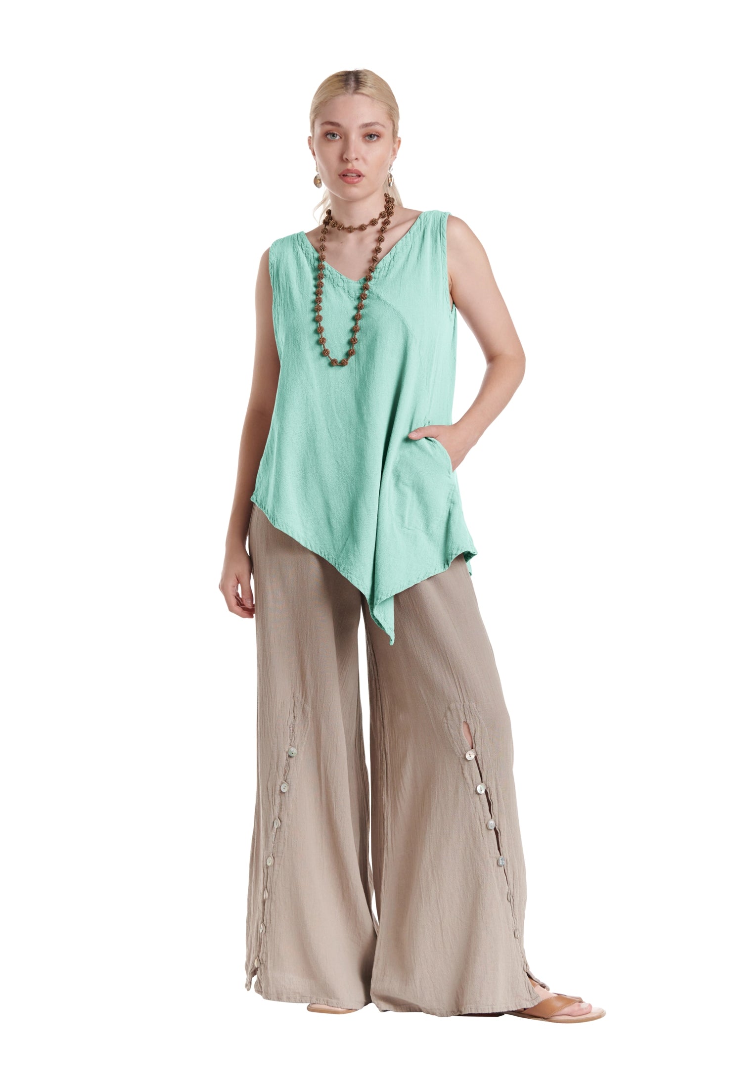 Allie Cotton Gauze Blouse-Oh My Gauze