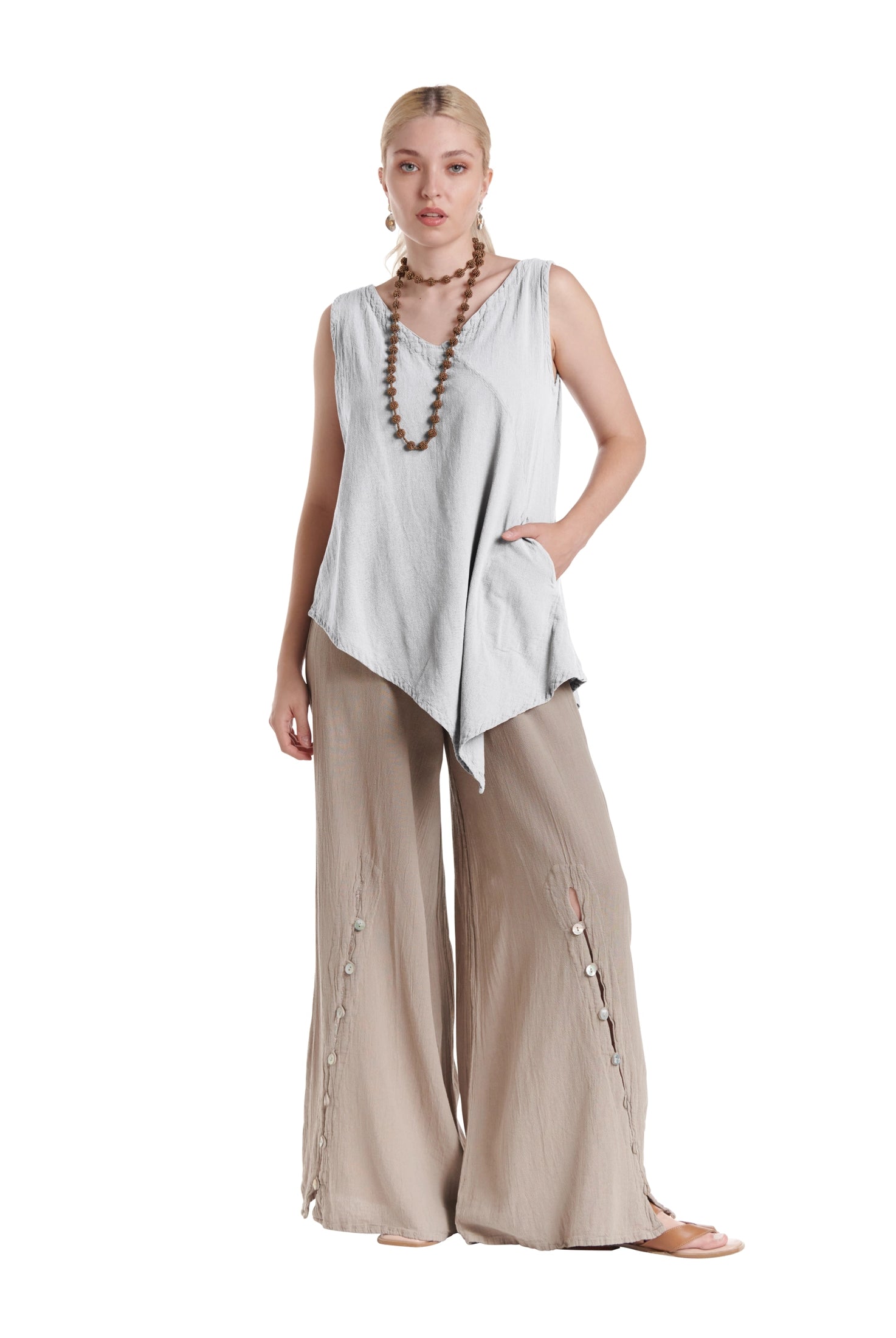 Allie Cotton Gauze Blouse-Oh My Gauze