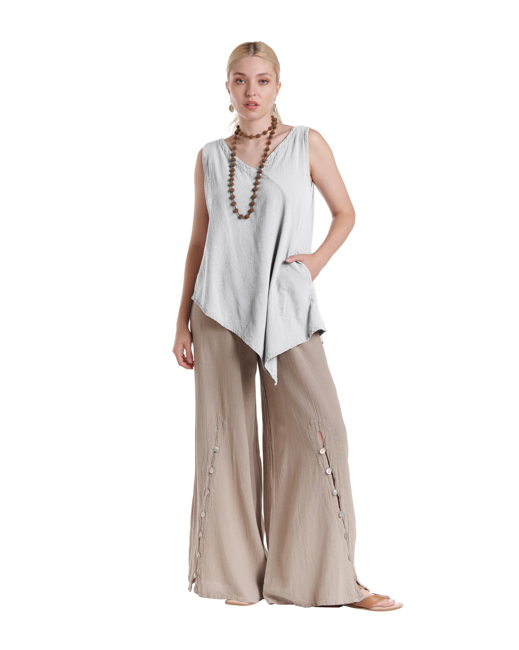 Allie Cotton Gauze Blouse-Oh My Gauze