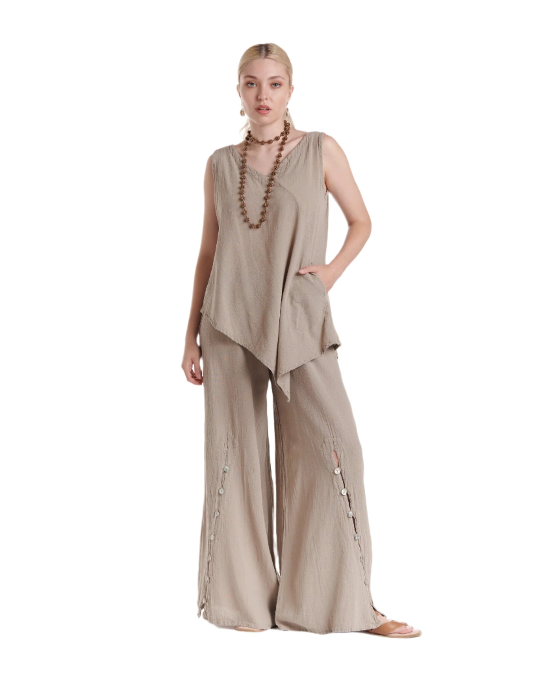 Allie Cotton Gauze Blouse-Oh My Gauze