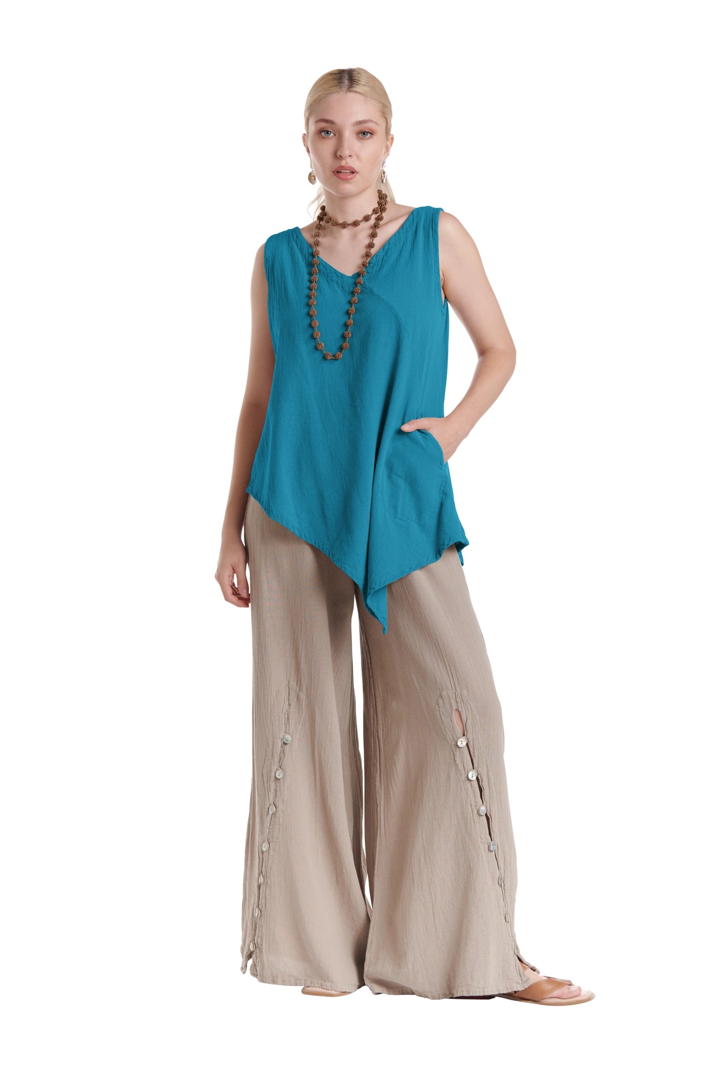 Allie Cotton Gauze Blouse-Oh My Gauze