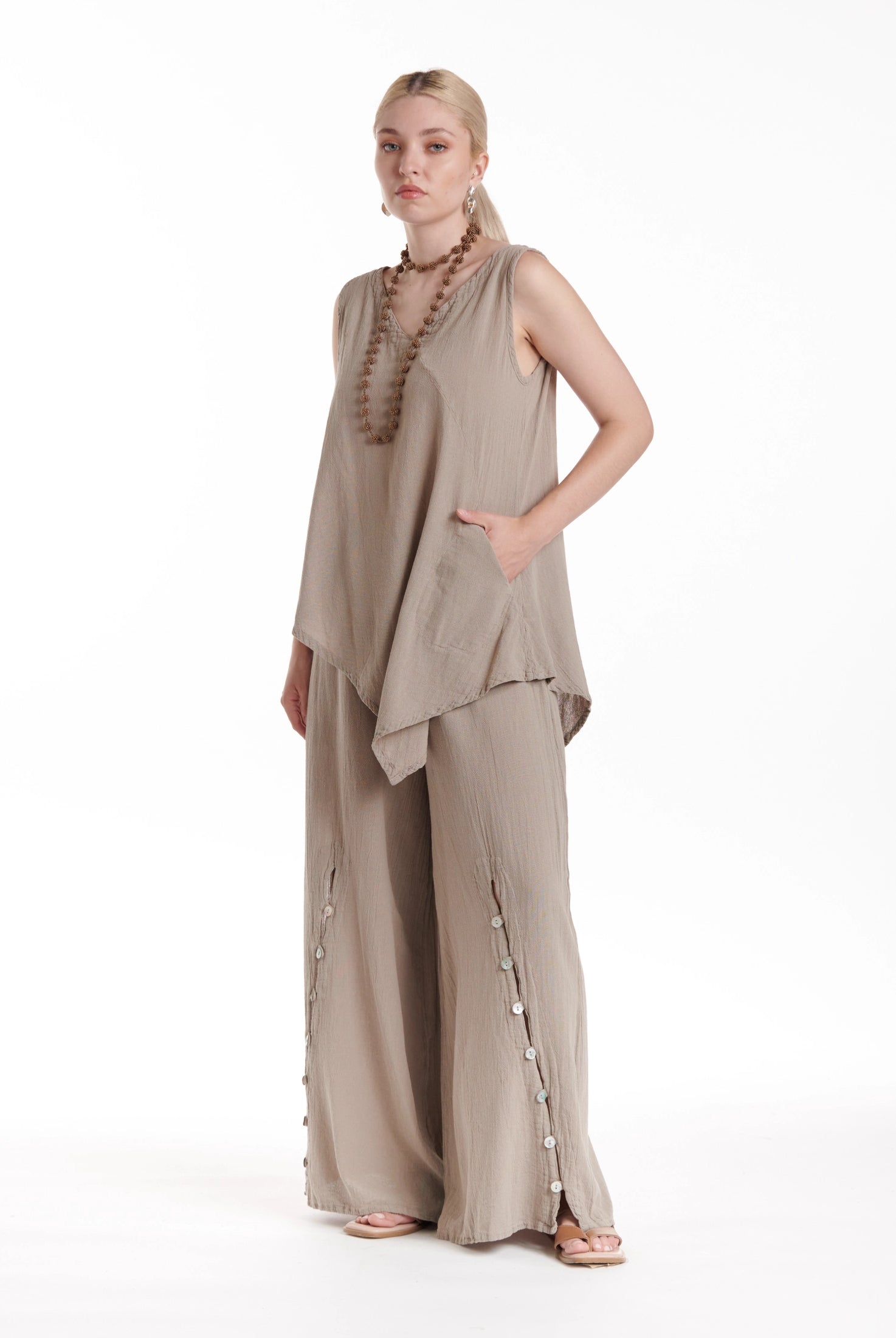 Allie Cotton Gauze Blouse-Oh My Gauze