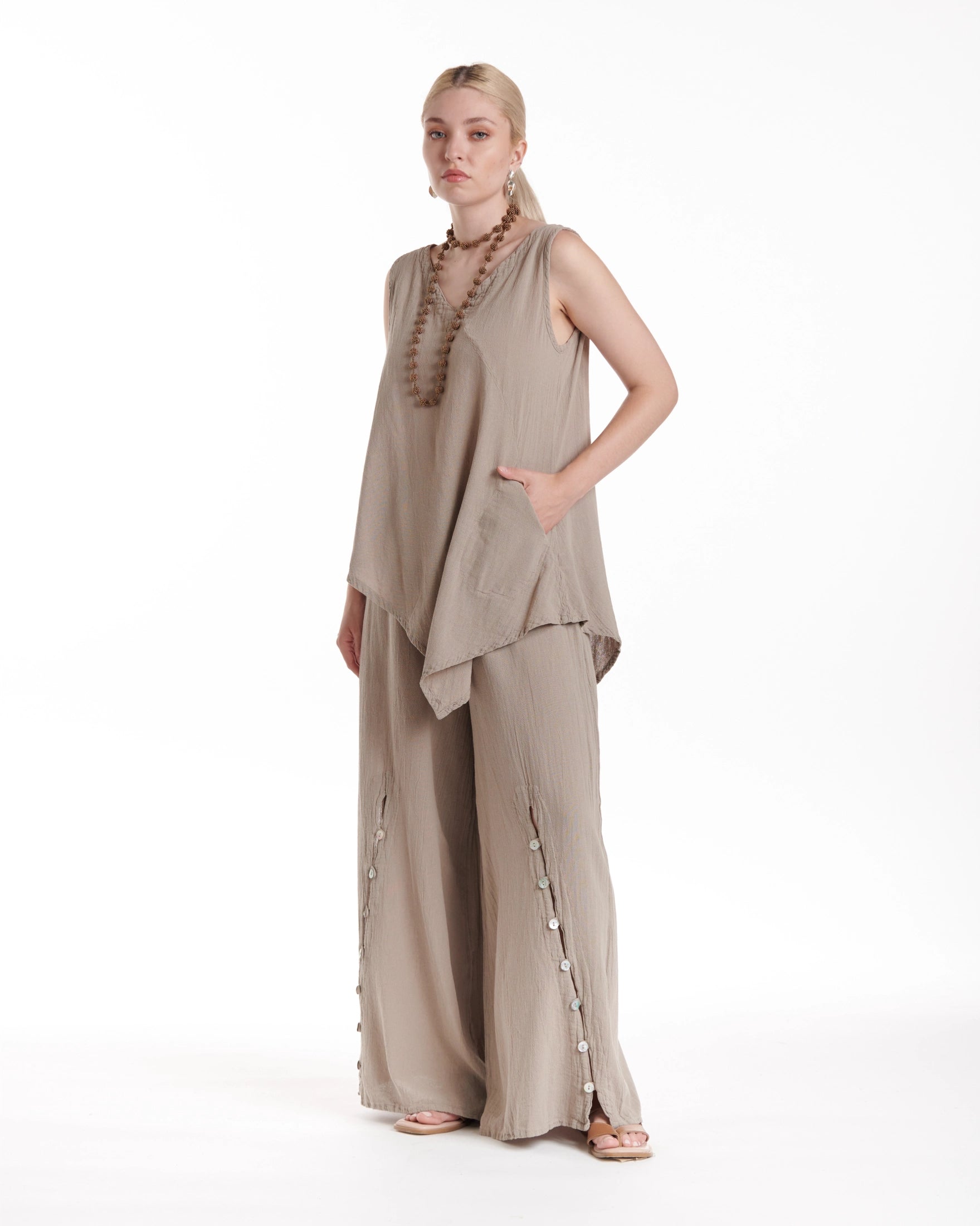 Allie Cotton Gauze Blouse-Oh My Gauze