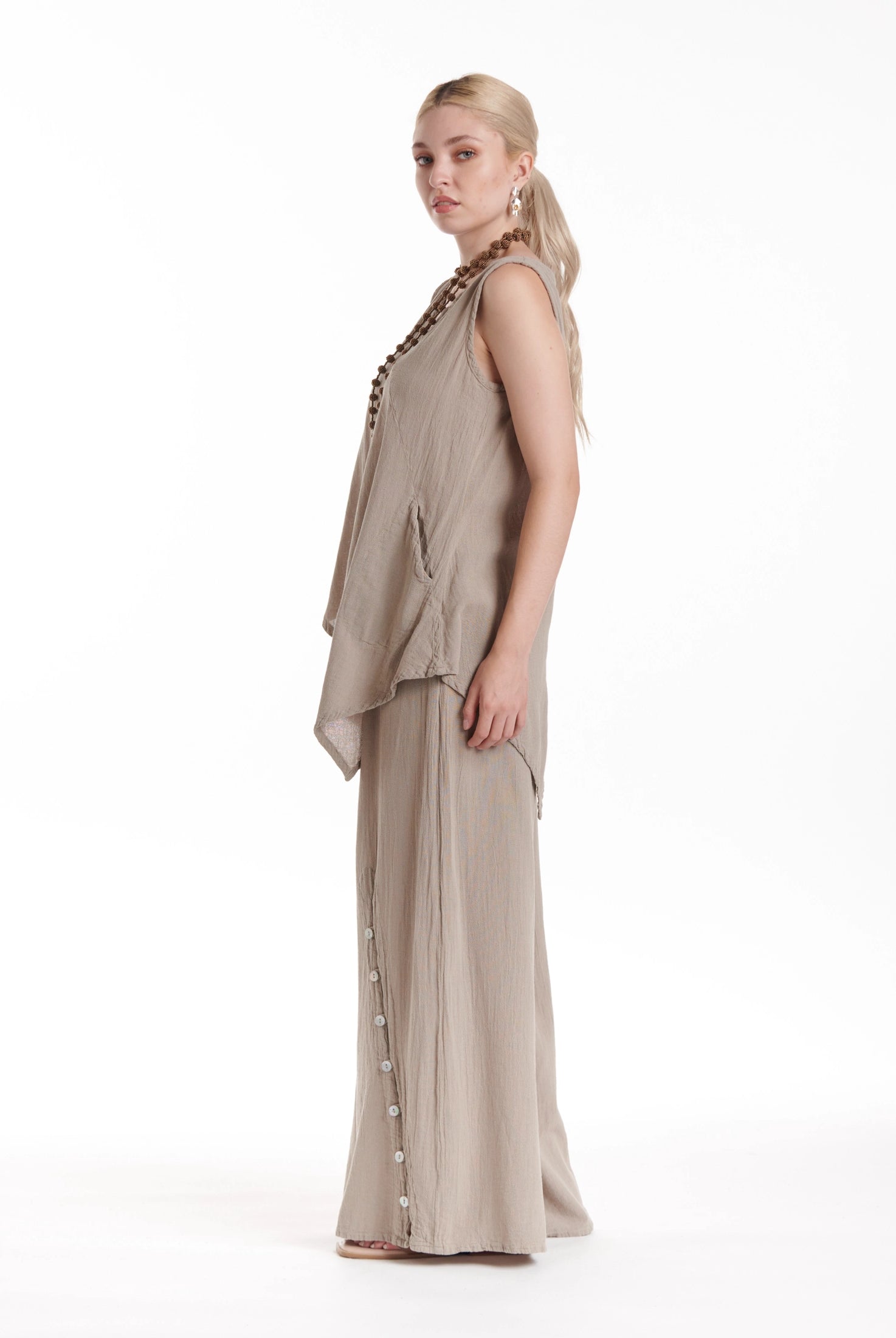 Allie Cotton Gauze Blouse-Oh My Gauze