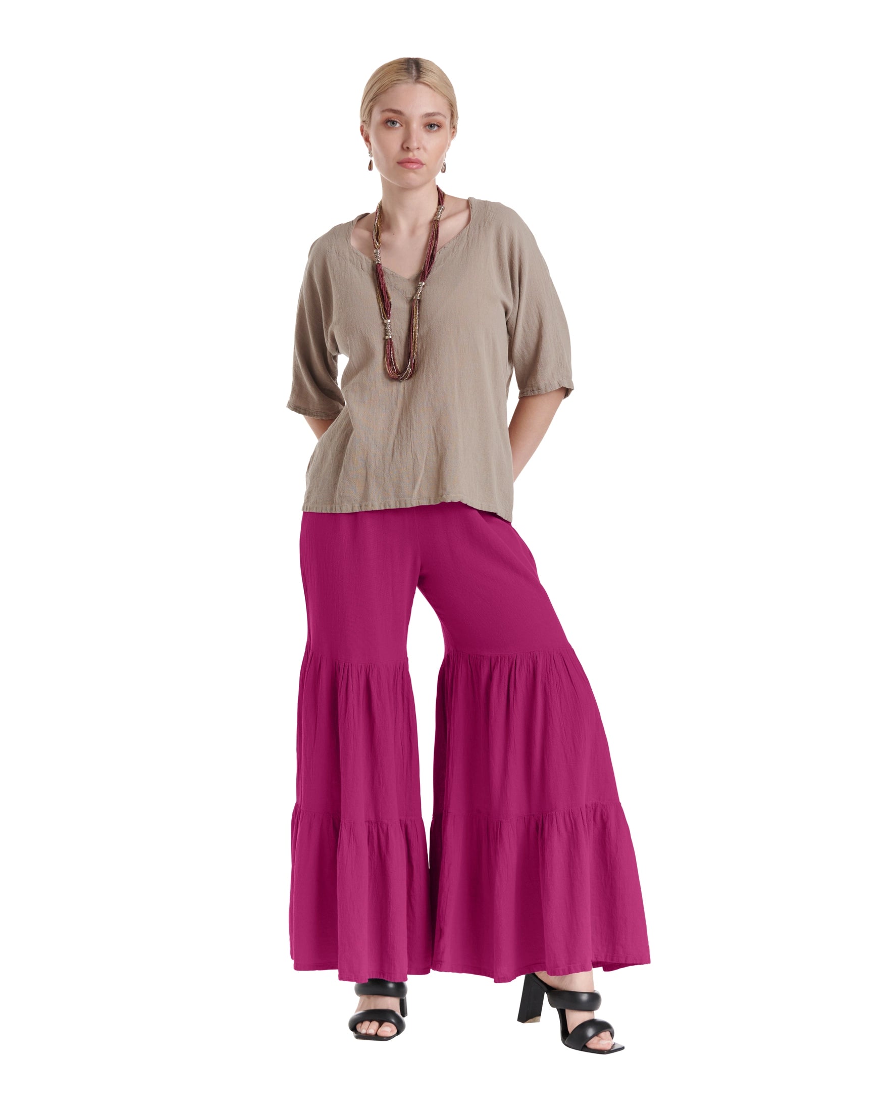 Aloha Cotton Gauze Pants-Oh My Gauze