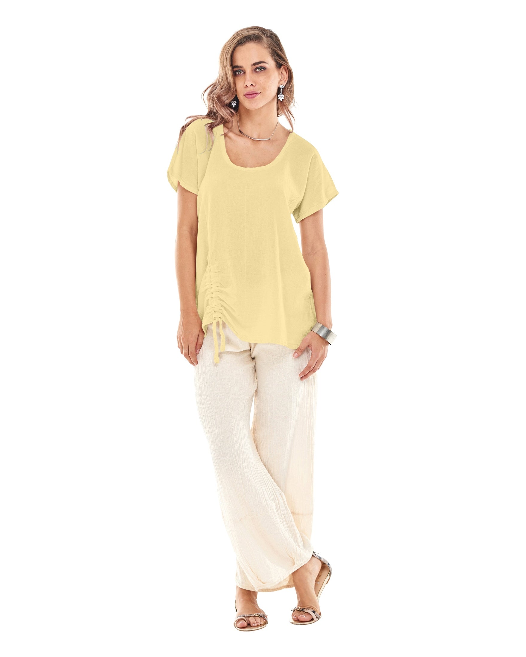 Ana Cotton Gauze Blouse-Oh My Gauze