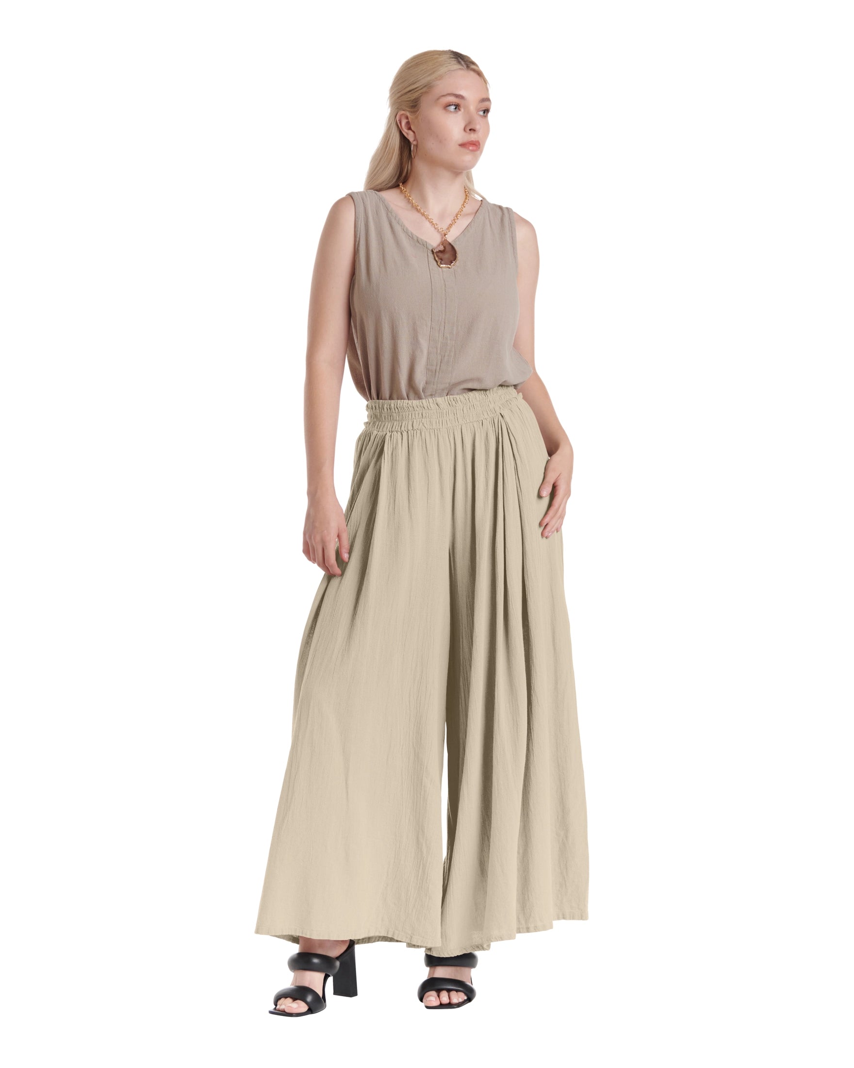 Antonia Cotton Gauze Pants - Final Sale-Oh My Gauze