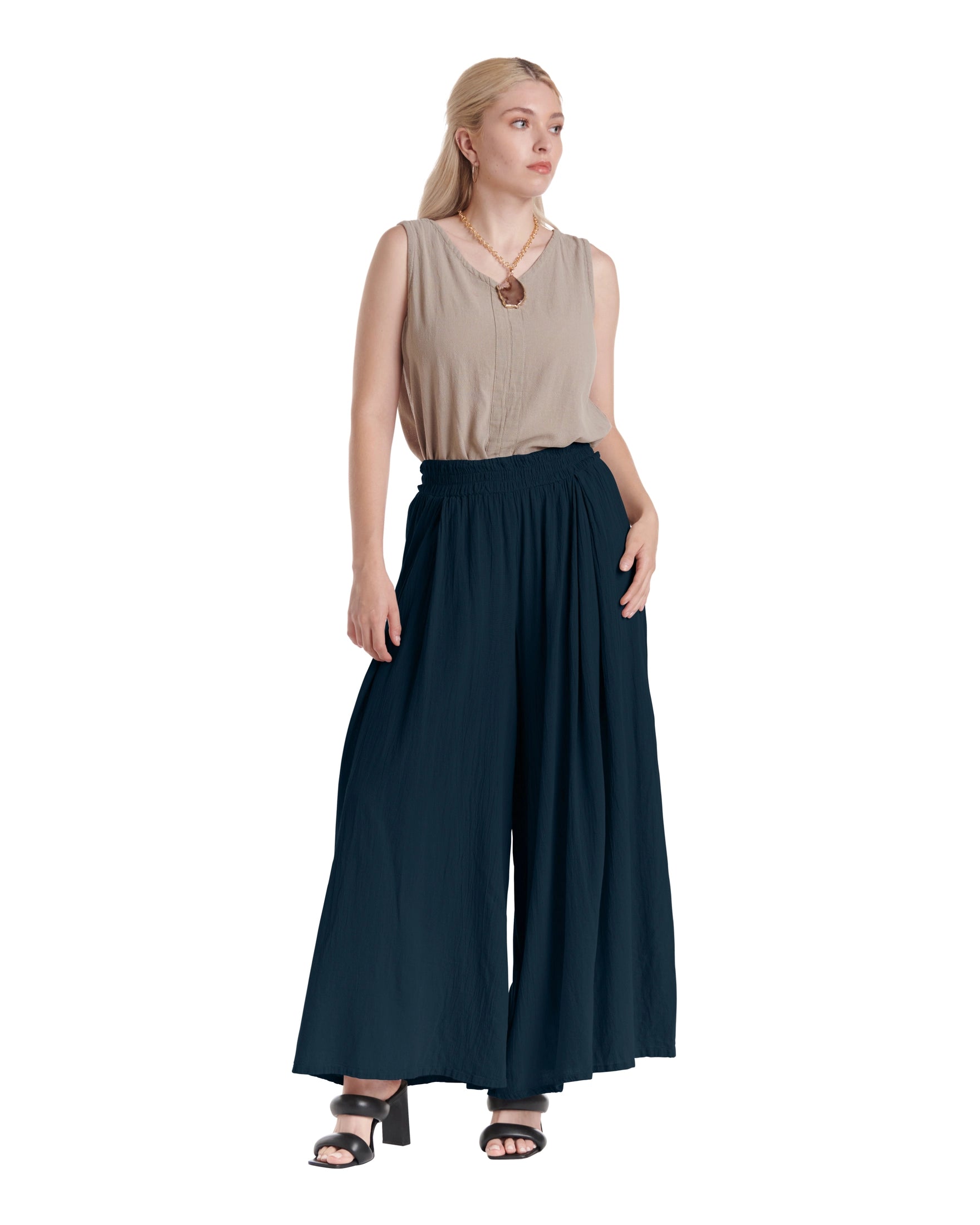 Antonia Cotton Gauze Pants - Final Sale-Oh My Gauze