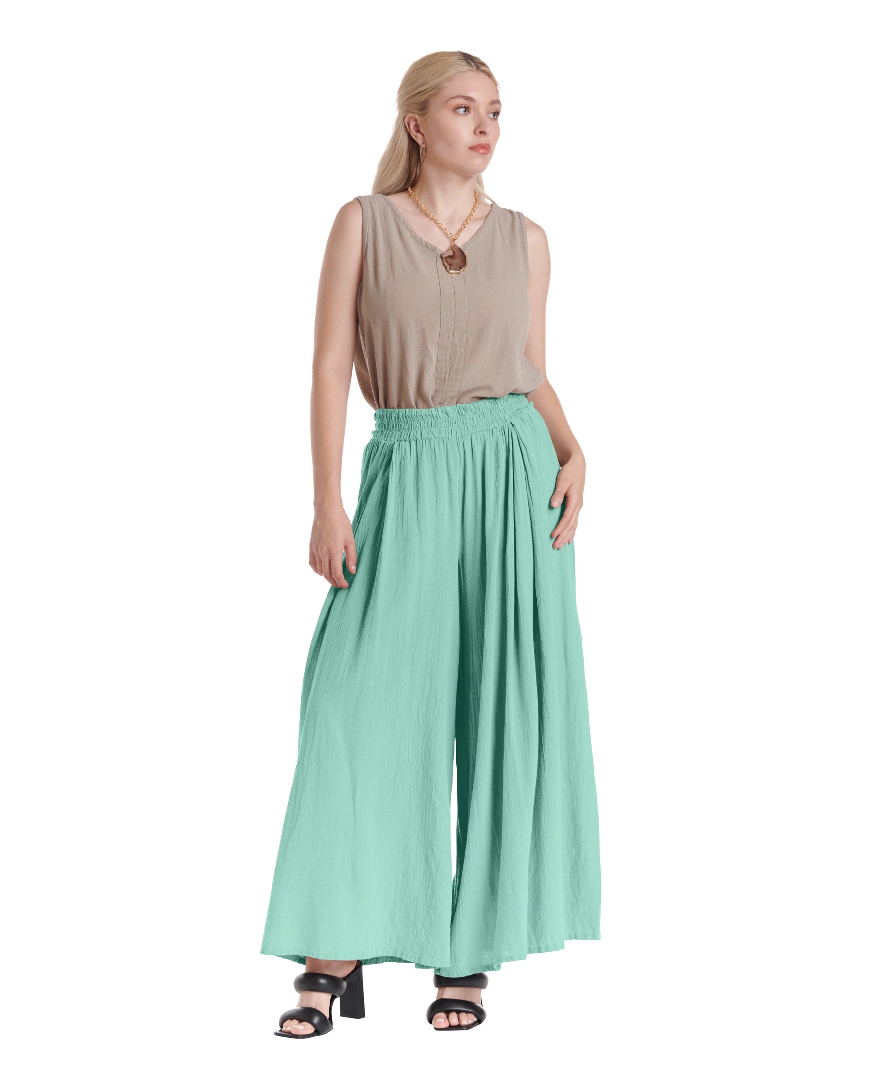 Antonia Cotton Gauze Pants - Final Sale-Oh My Gauze