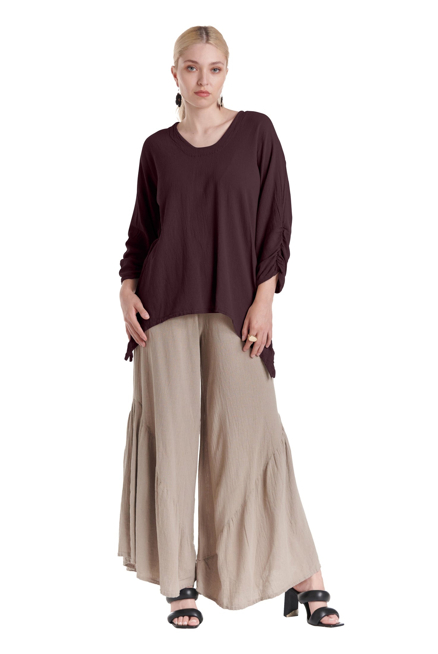 Arty Cotton Gauze Blouse-Oh My Gauze