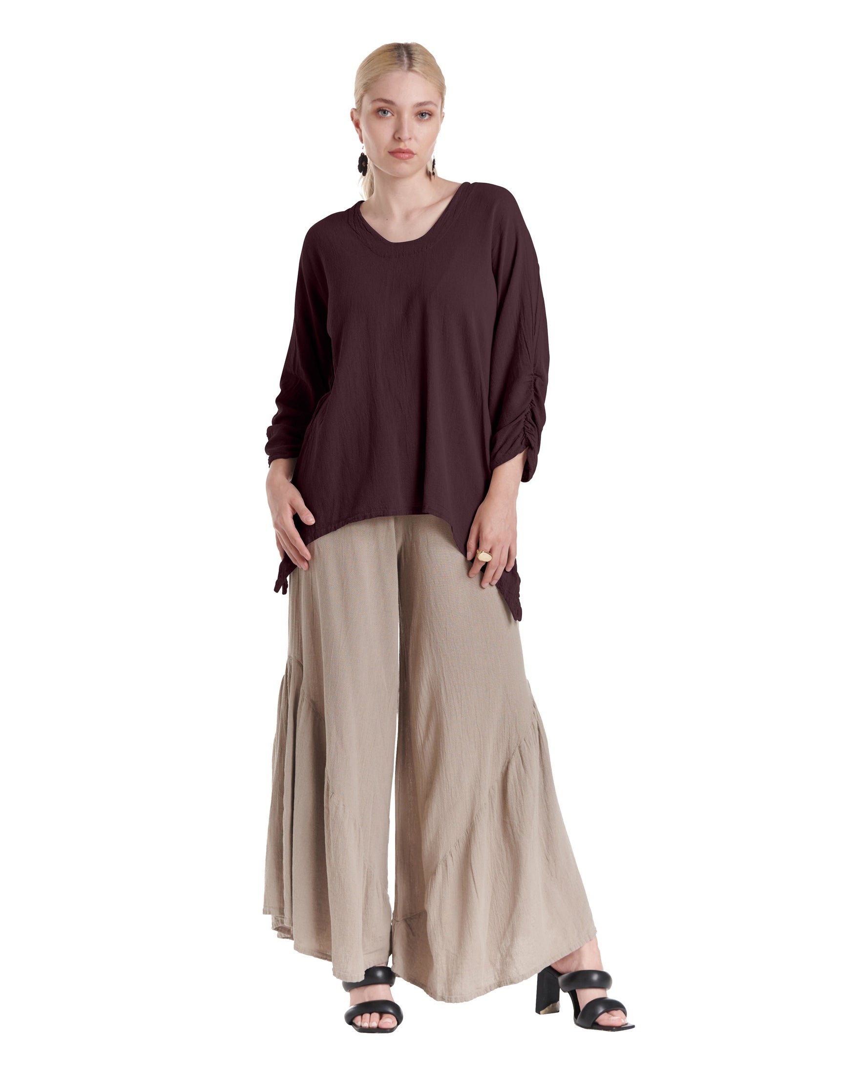 Arty Cotton Gauze Blouse-Oh My Gauze