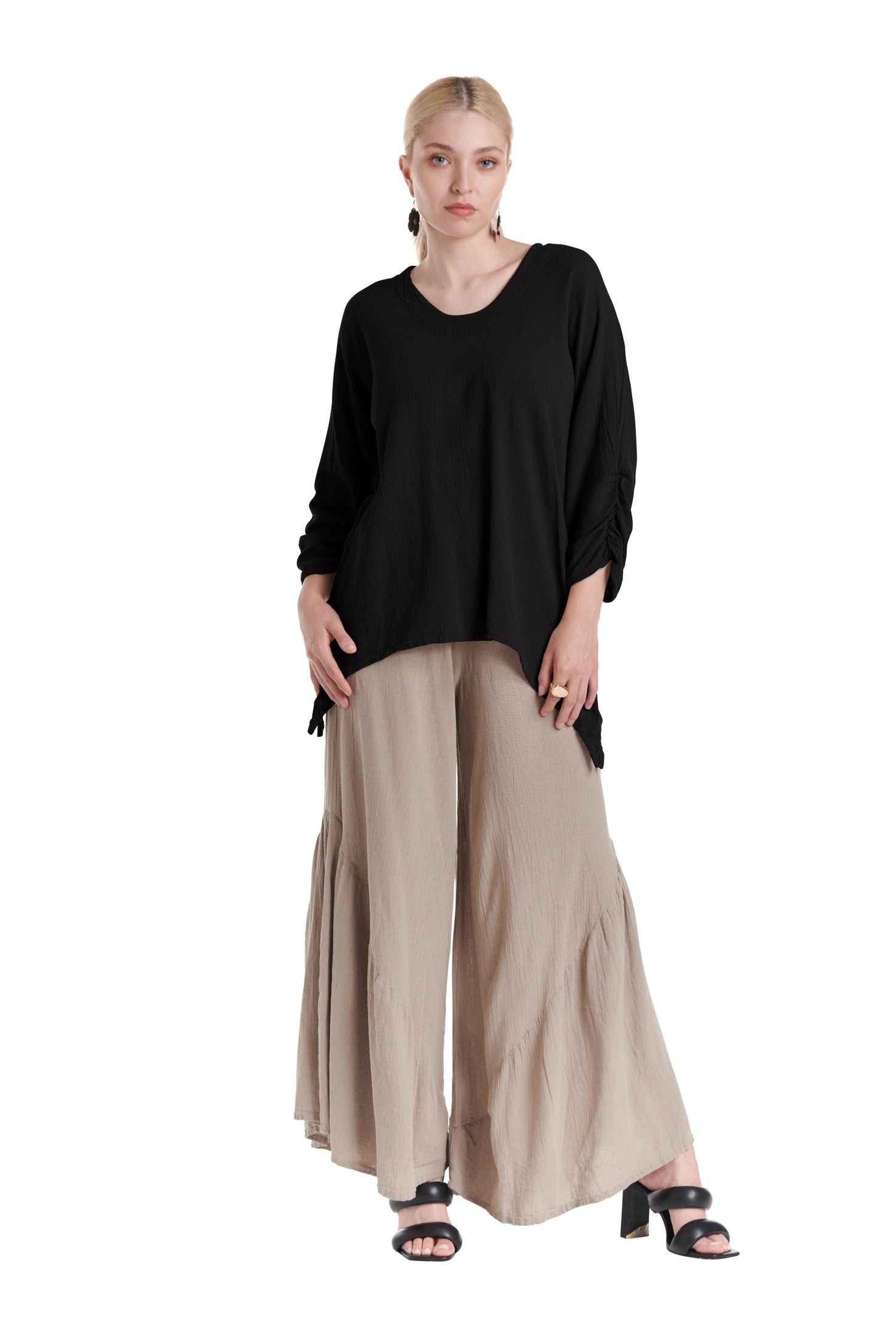 Arty Cotton Gauze Blouse-Oh My Gauze