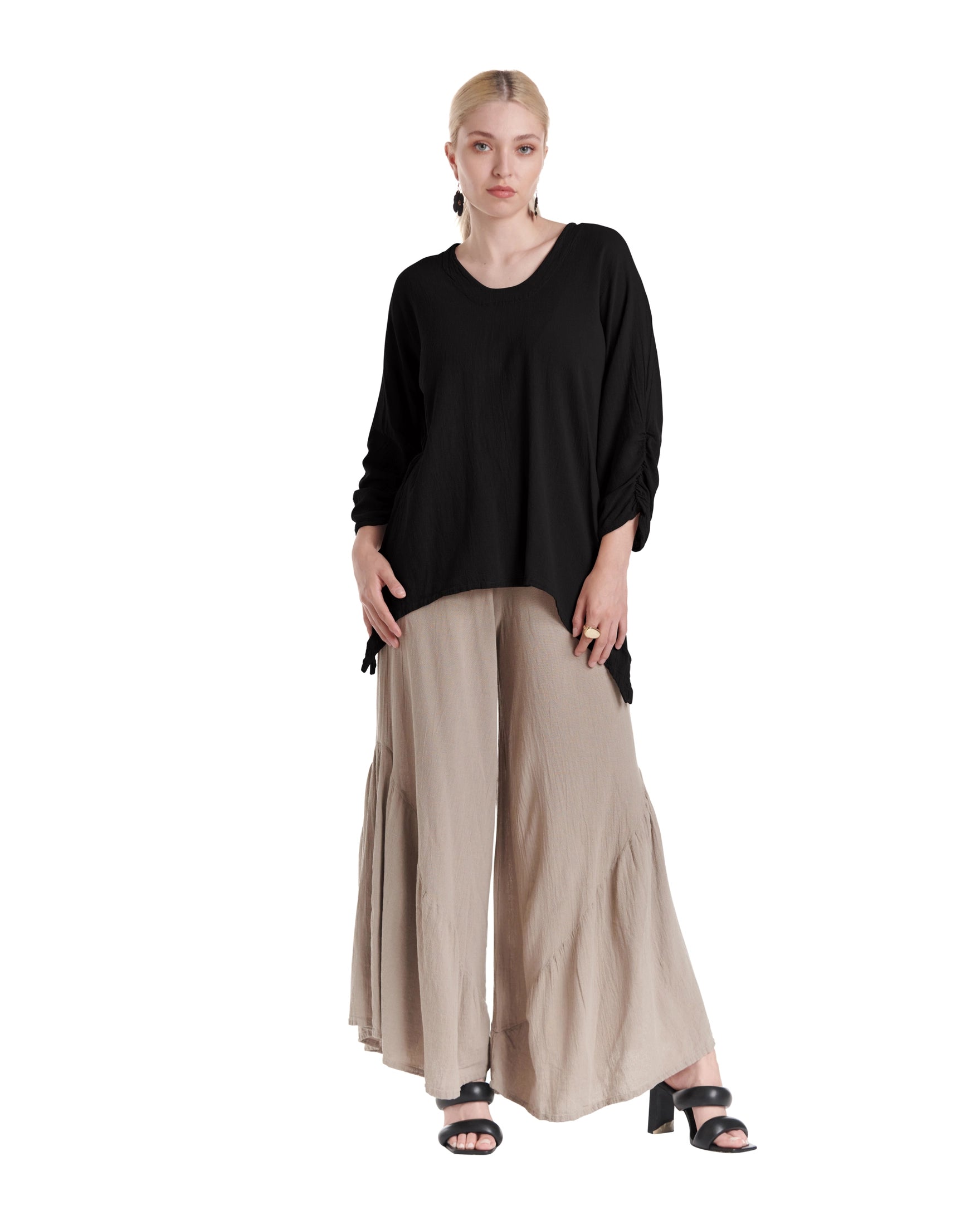 Arty Cotton Gauze Blouse-Oh My Gauze