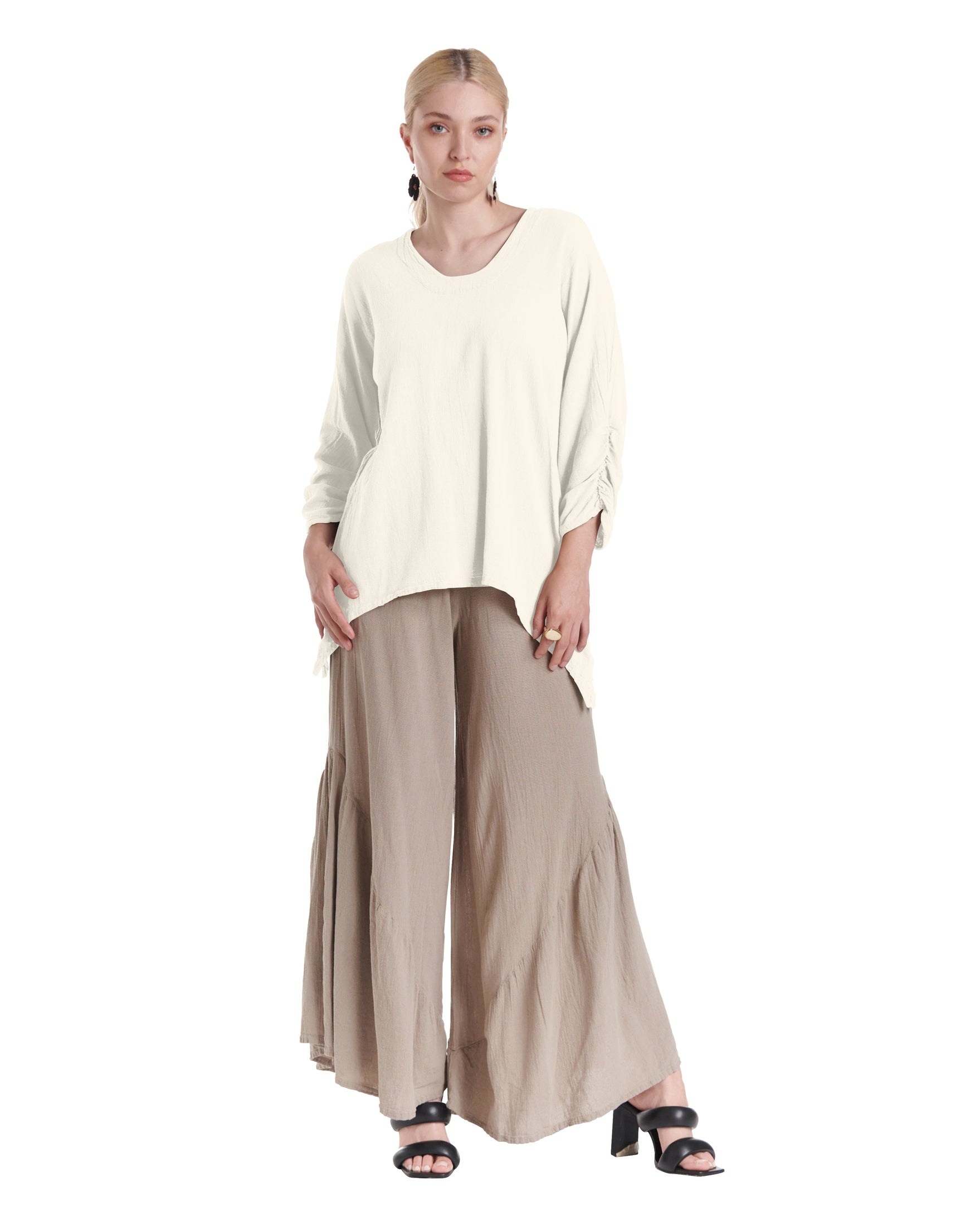 Arty Cotton Gauze Blouse-Oh My Gauze