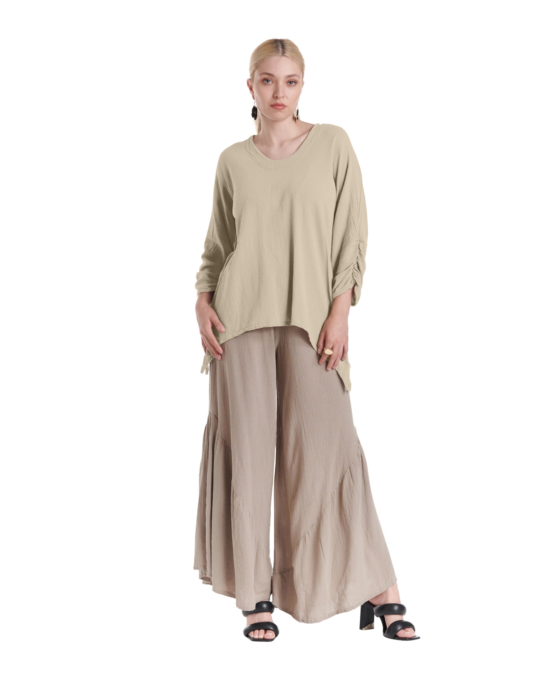 Arty Cotton Gauze Blouse-Oh My Gauze