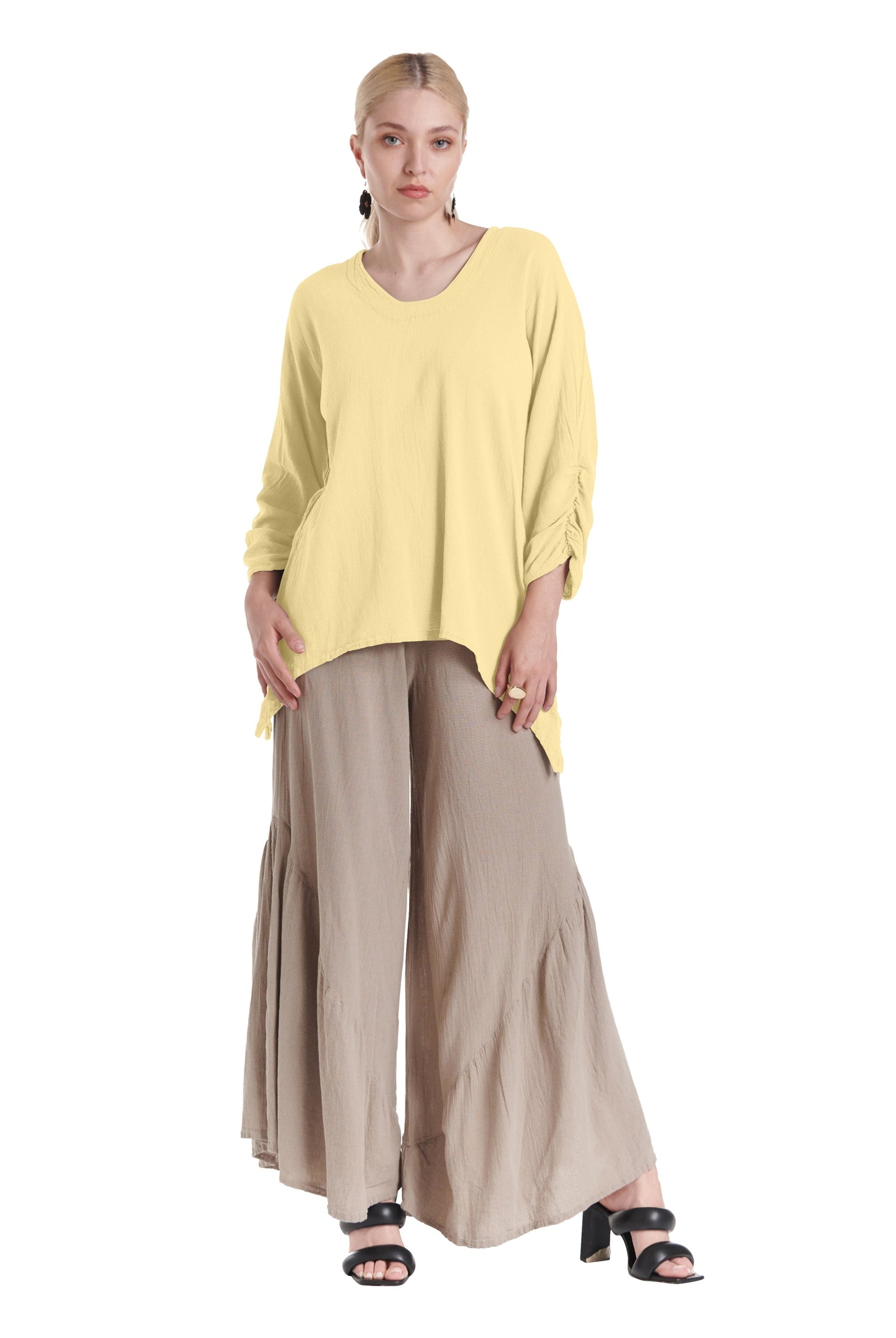 Arty Cotton Gauze Blouse-Oh My Gauze