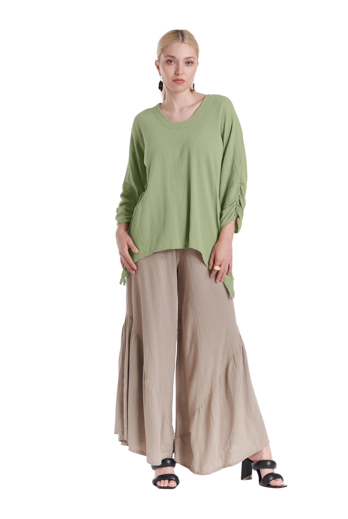 Arty Cotton Gauze Blouse-Oh My Gauze