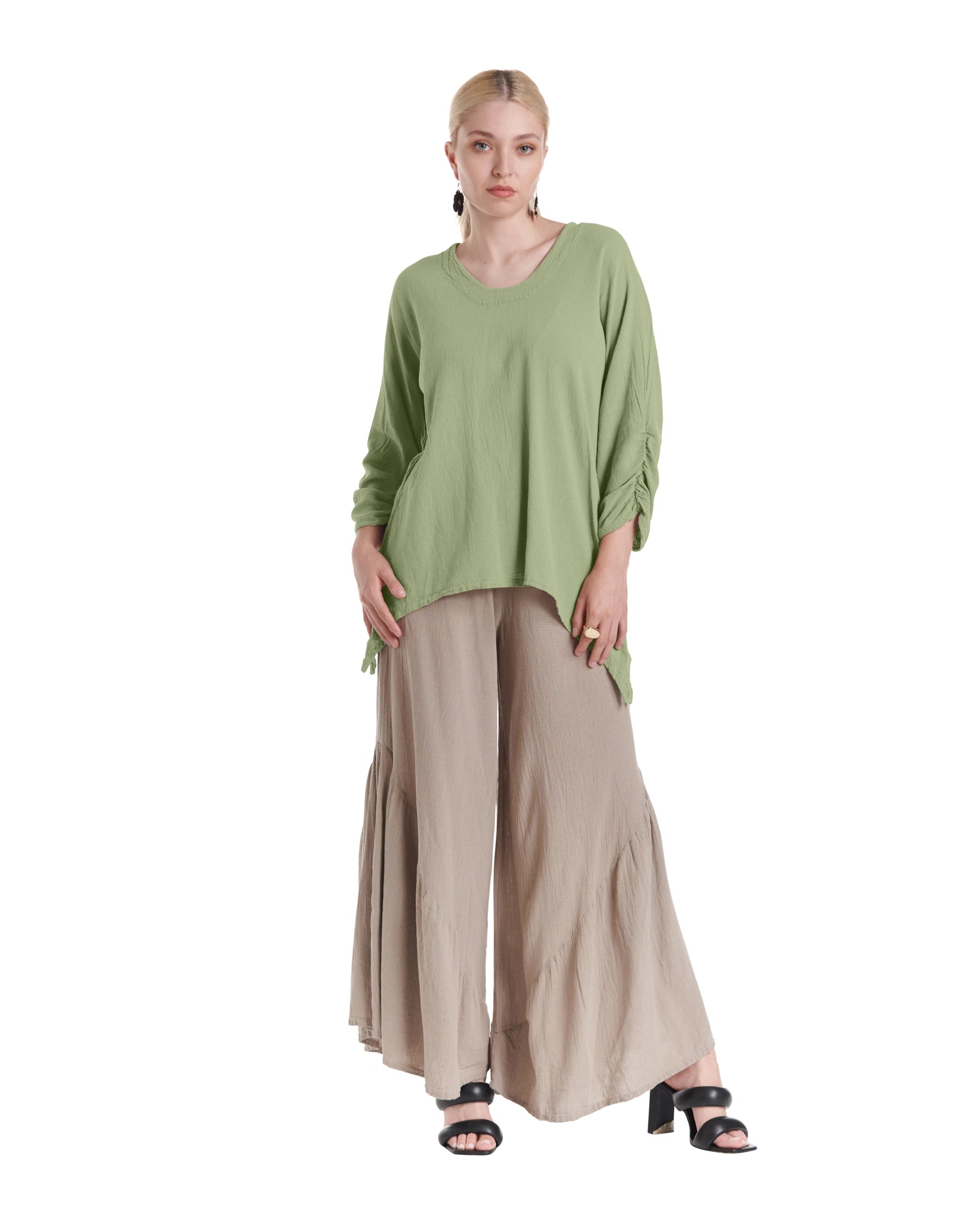 Arty Cotton Gauze Blouse-Oh My Gauze